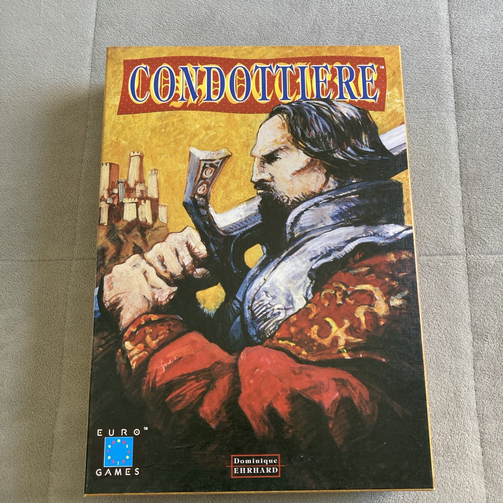 Condottiere Board Game COMPLETE IN BOX Eurogames Descartes Multilingual Edition