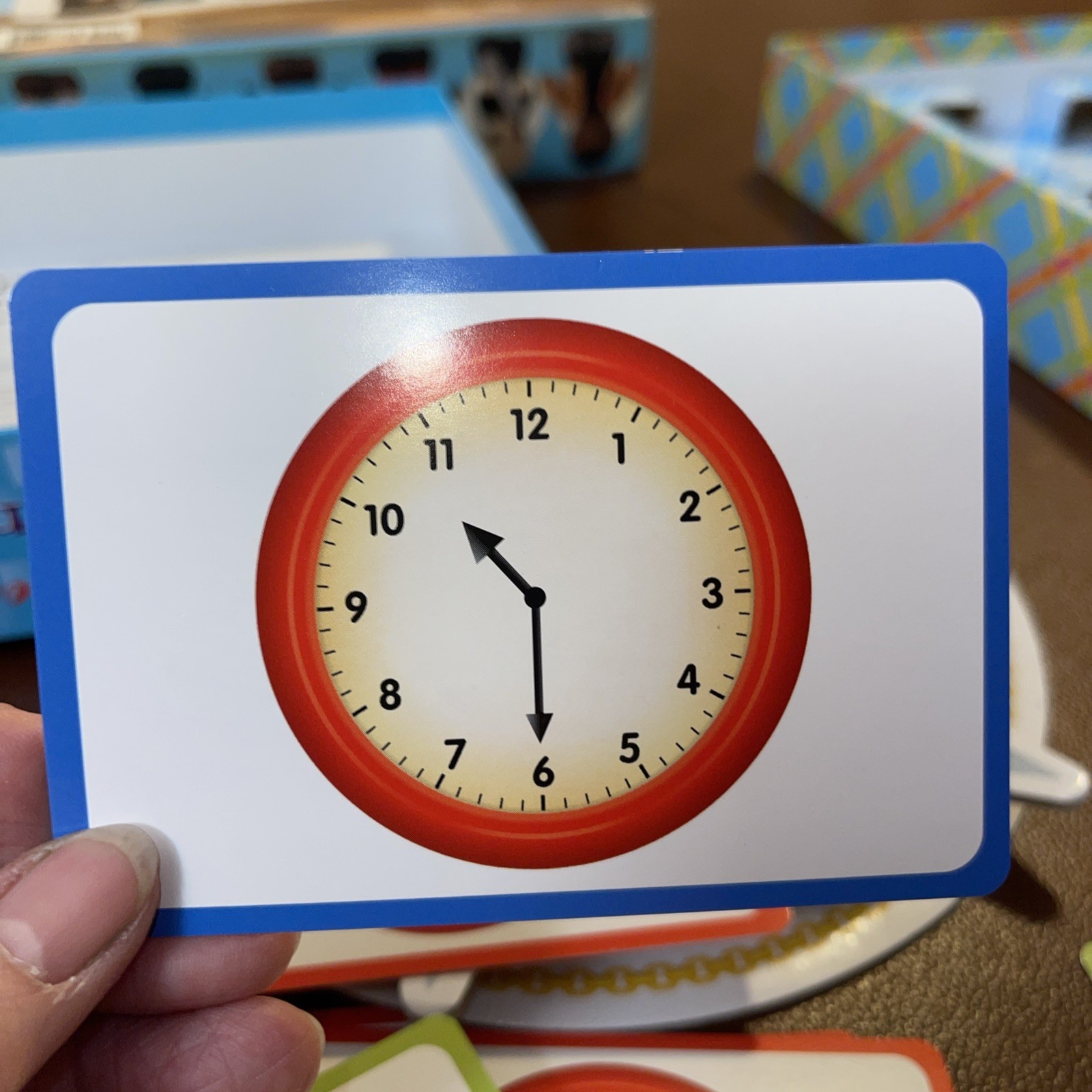 eeBoo Time Telling Game – Colorful Educational Board Game