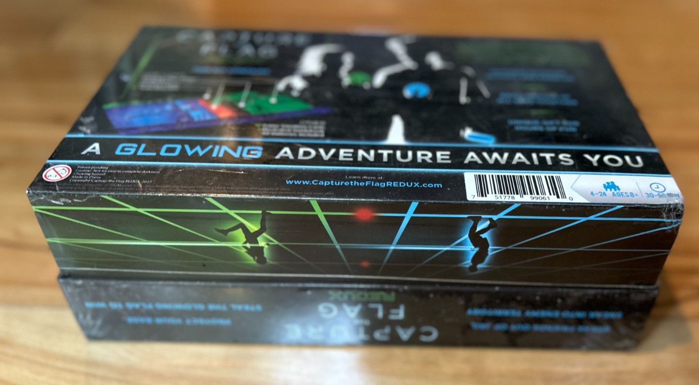 CAPTURE THE FLAG REDUX: Glow in the Dark Outdoor Game – NEW and SEALED!!!!