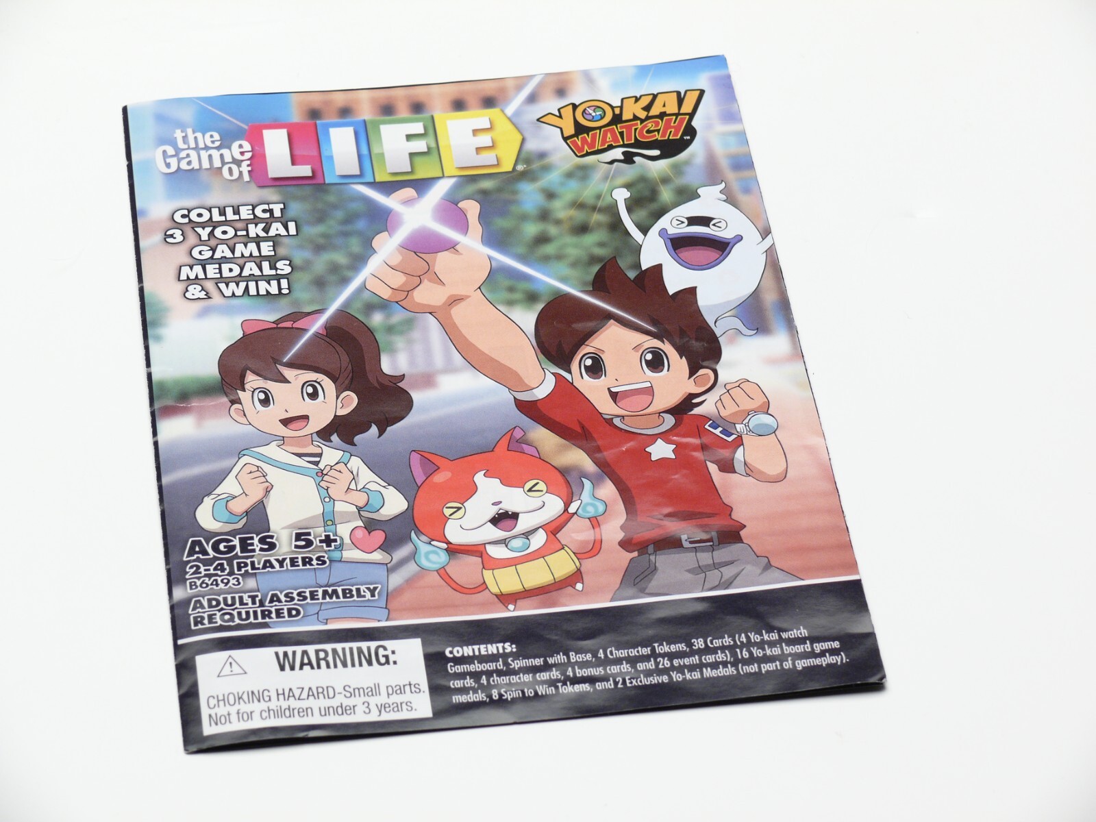 The Game of Life Yo-kai Yokai Watch Edition Board Game Hasbro 97% W/ Instruction