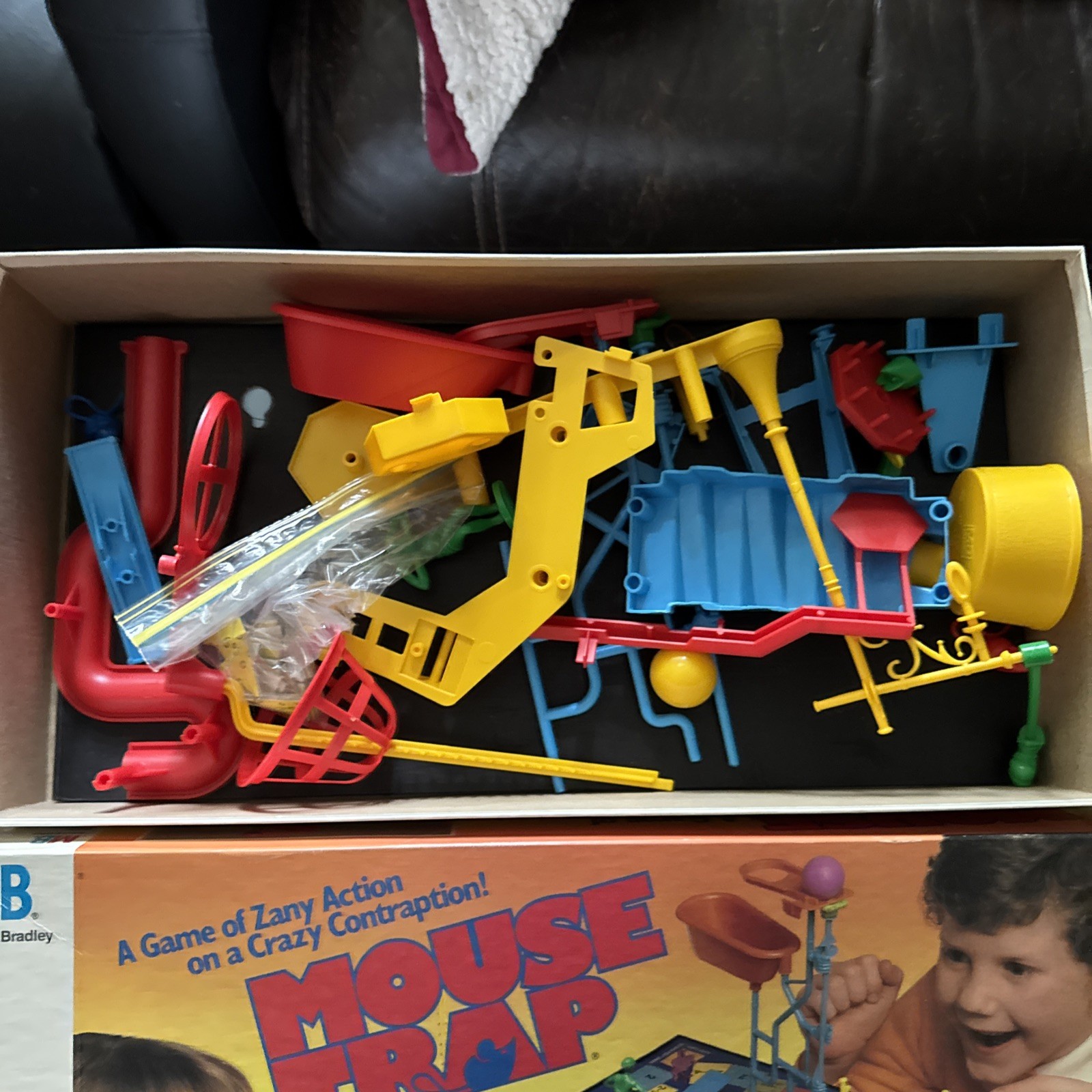 Mouse Trap COMPLETE Milton Bradley 1986 Classic Board Game Kids Family vintage