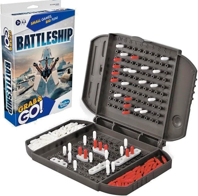 Hasbro Battleship Grab & Go Portable Travel Game – Brand New / Factory Sealed