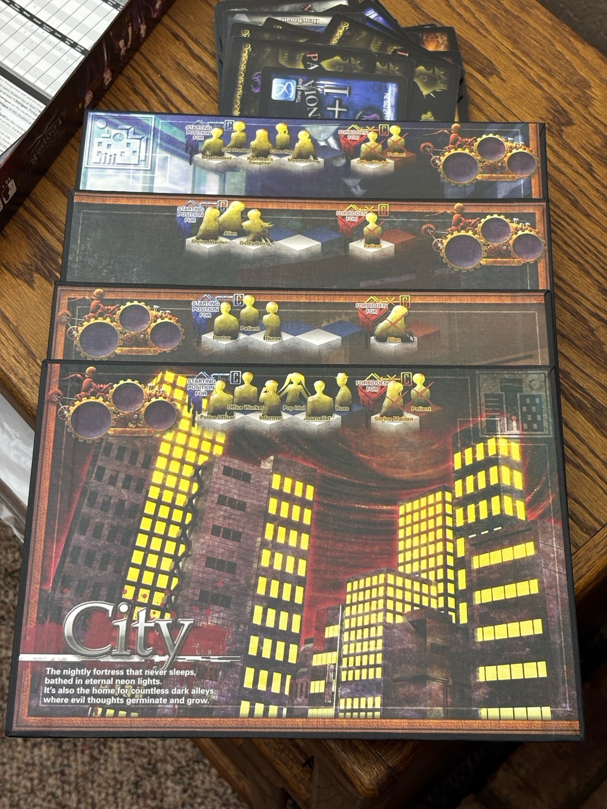 Z-Man Games Tragedy Looper Board Game 2014 Edition, Unpunched/Unplayed