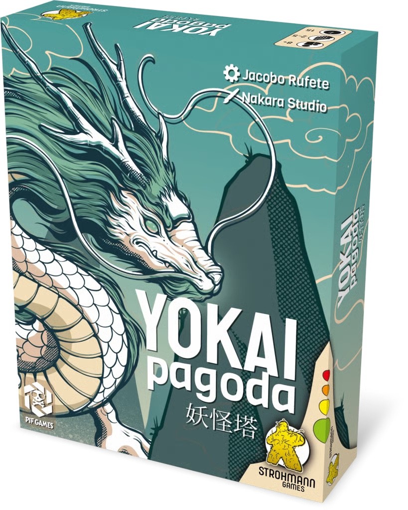 Yokai Pagoda Strawman Games Family Game Card Game Laying Game Kids Game