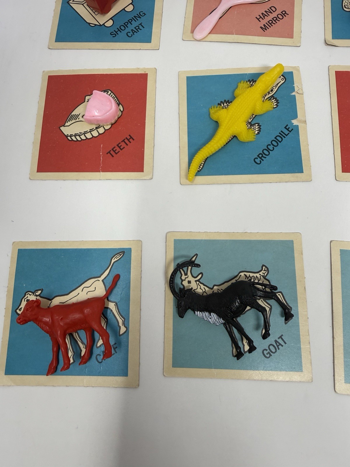 Milton Bradley Feeley Meeley 1967 Vintage Game W/ 18 Original Objects & 24 Cards