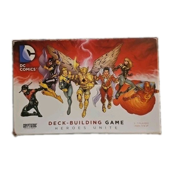 DC COMICS Deck-Building Game Heroes Unite Cryptozoic Cards Super Villains 2013