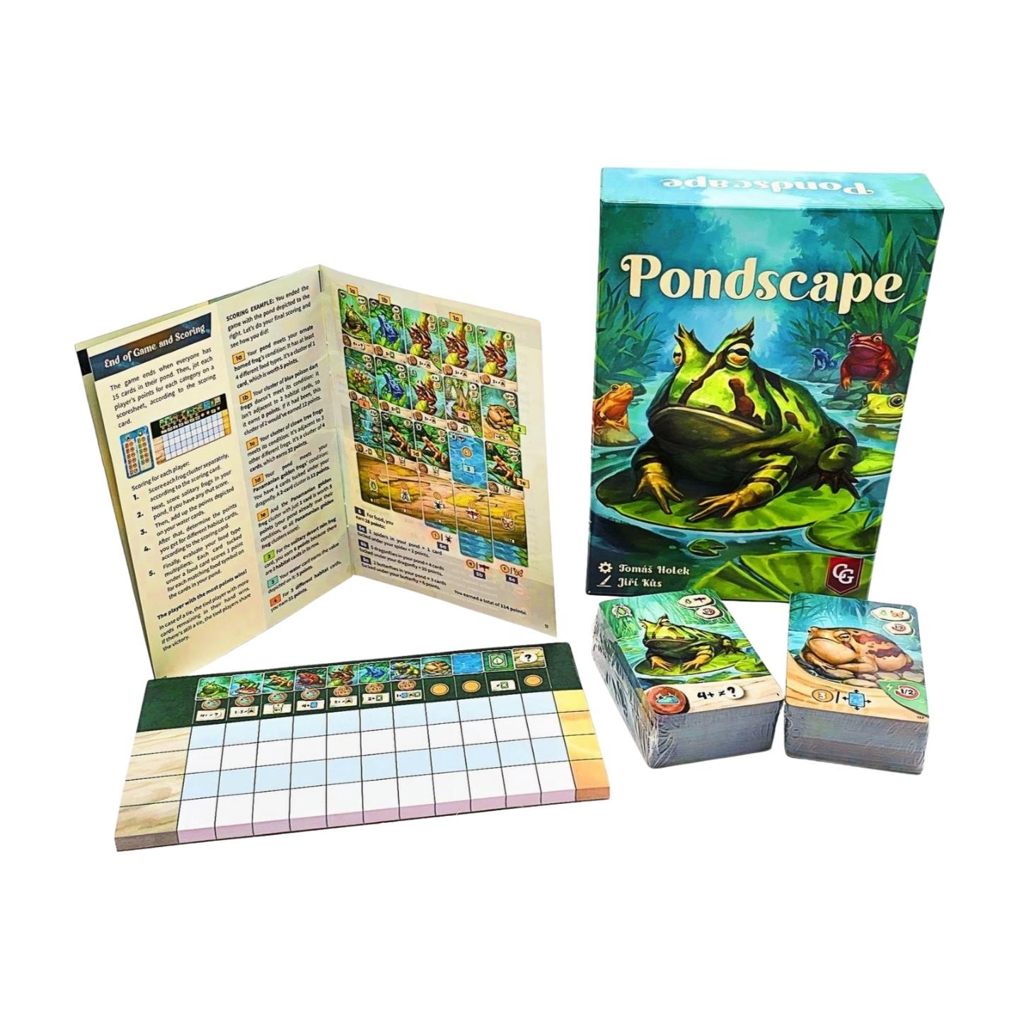 Pondscape + Wooden Frog Promo by Capstone Games – SEALED