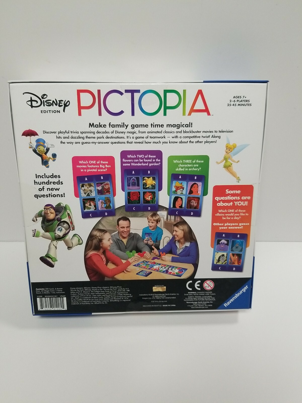 Pictopia: Disney Edition Trivia Board Game Family 1000+ Questions NEW SEALED