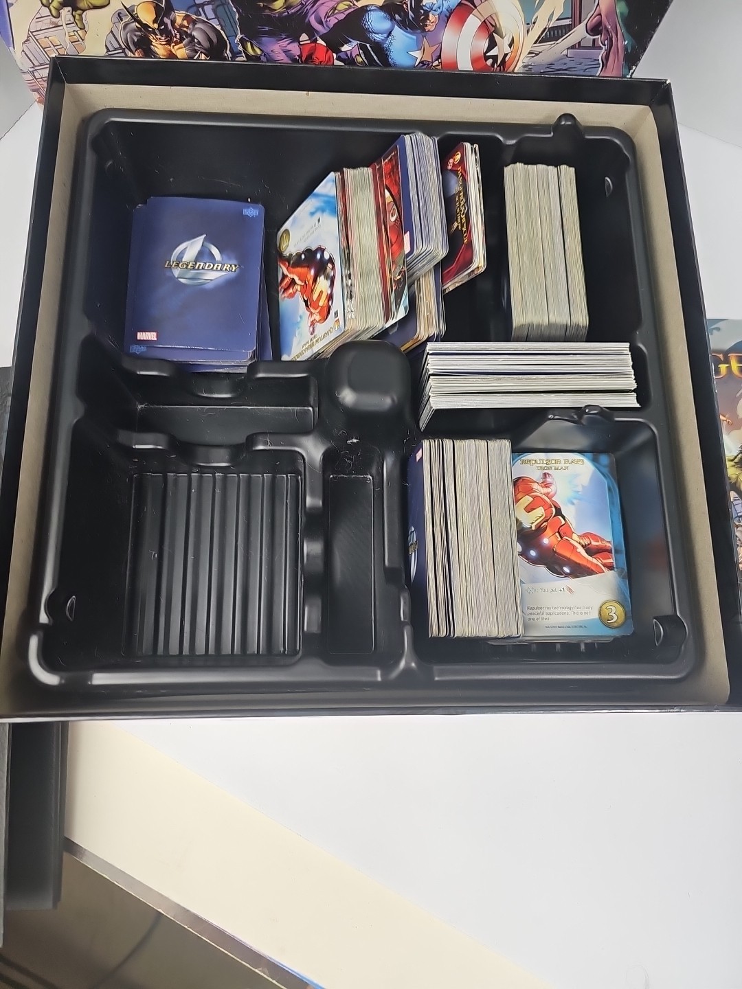 Upper Deck Legendary Marvel Deck Building Game Complete Pre-Owned