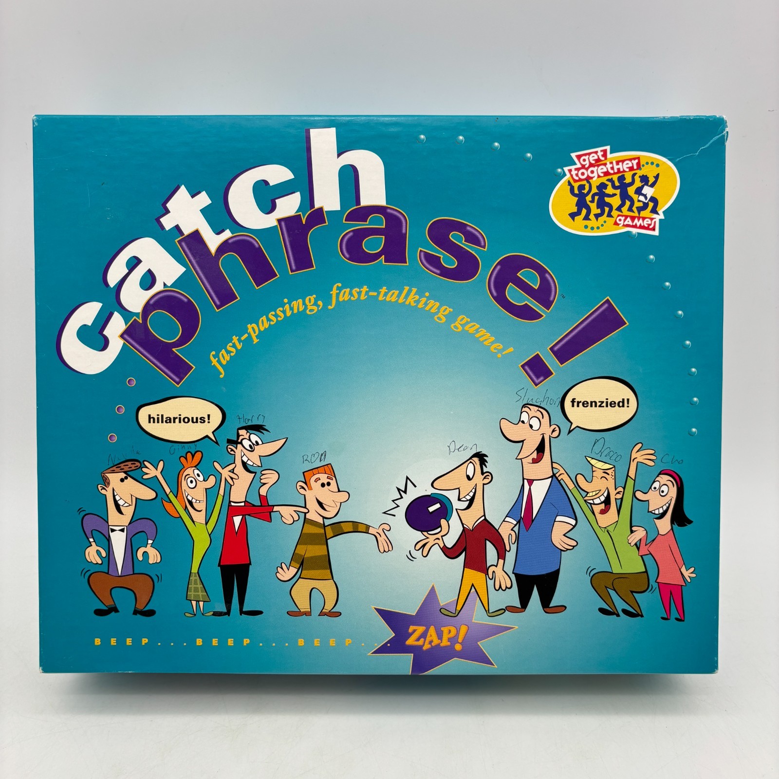 VINTAGE Catch Phrase Game COMPLETE WORKS Parker Brothers 1994 90s Words