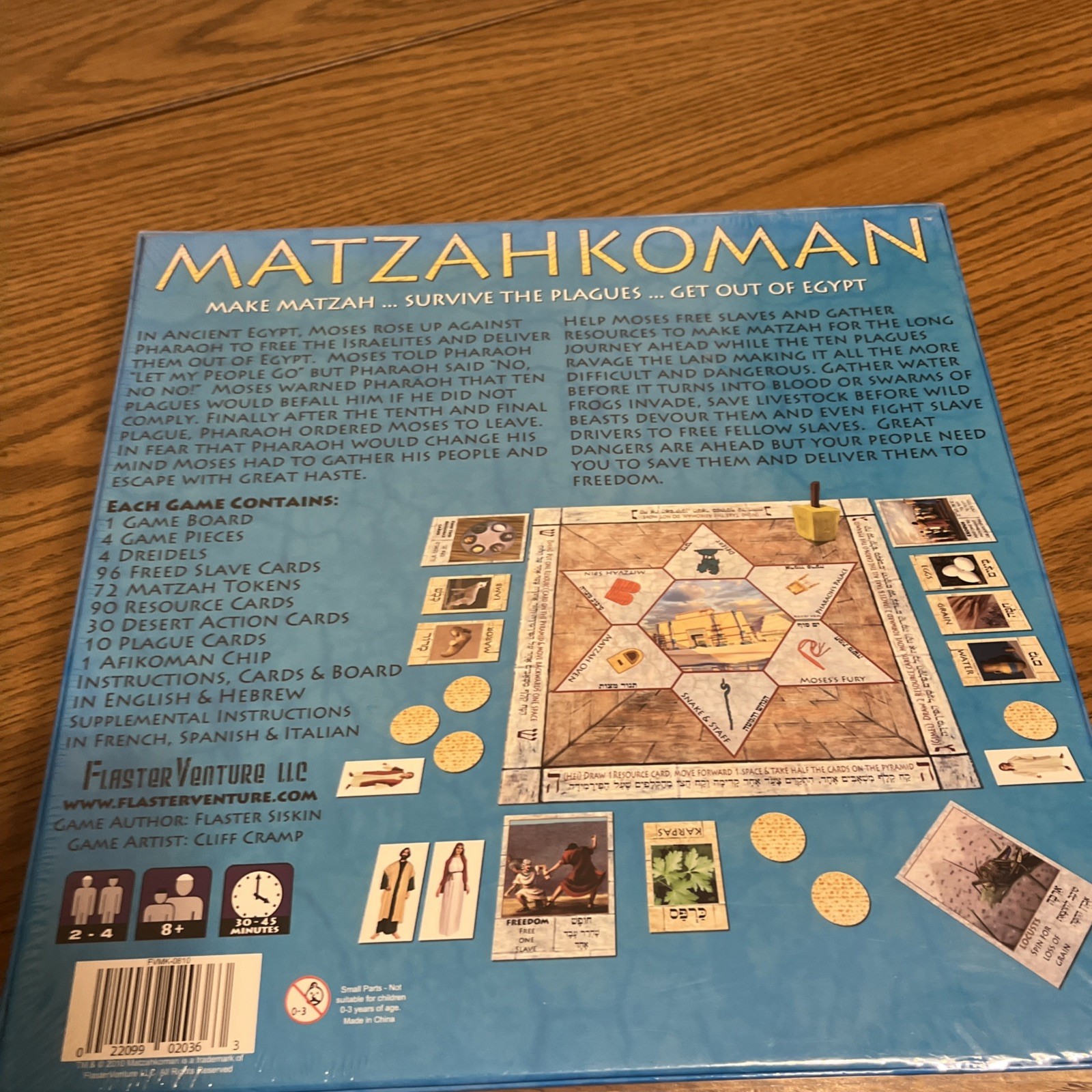 MATZAKOMAN– Board Game -Jewish Pesach And Passover–Themed Game–8 Years and Up