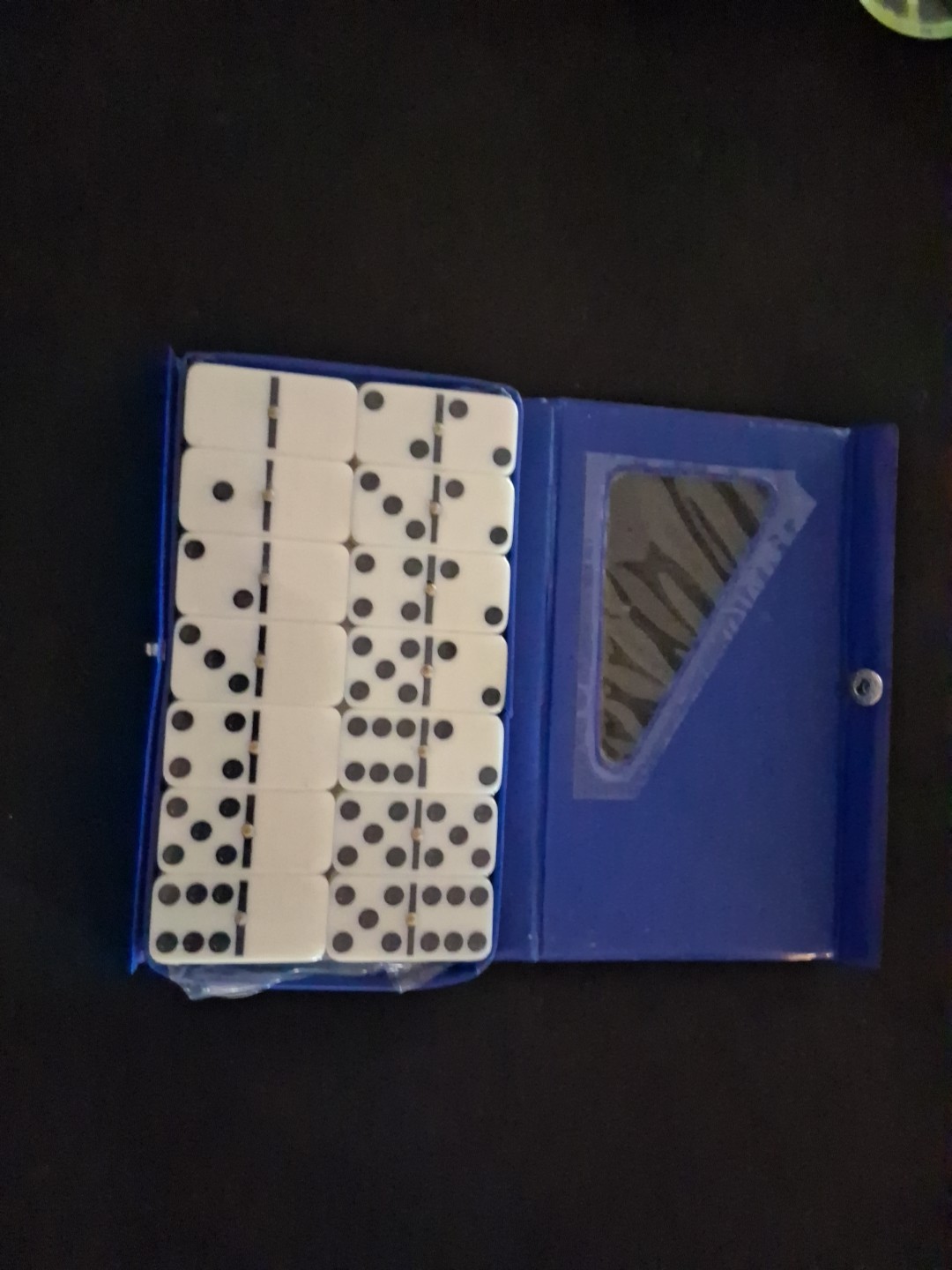 DOUBLE SIX STANDARD DOMINOES Game Set With Wooden Case 28 PIECES – NEW