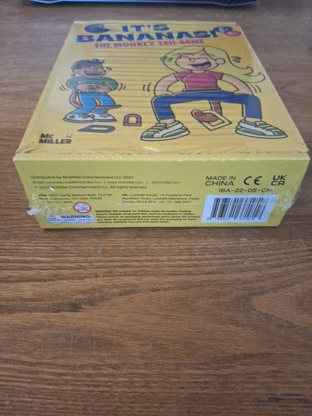 It’s Bananas! The Monkey Tail Game Funny Fun Party Family Game for Kids New