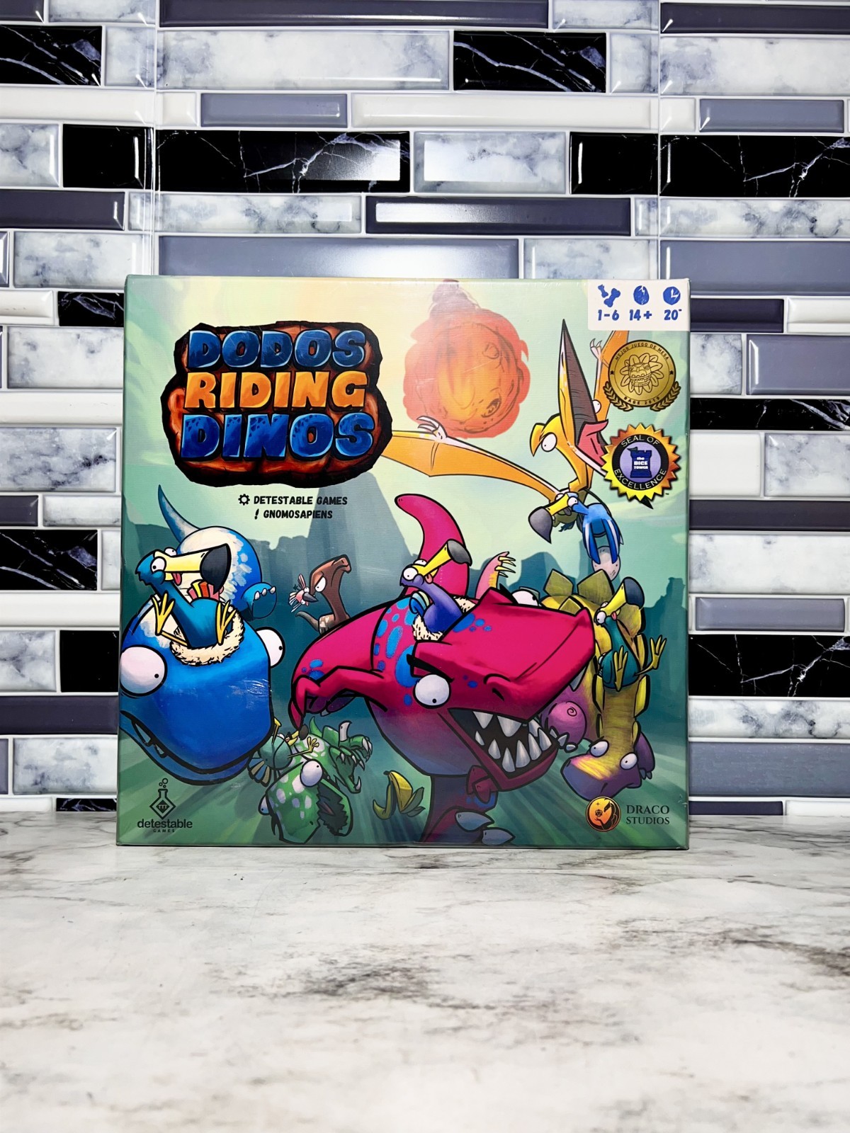 Dodos Riding Dinos Base Game Kickstarter by Draco Games SEALED new