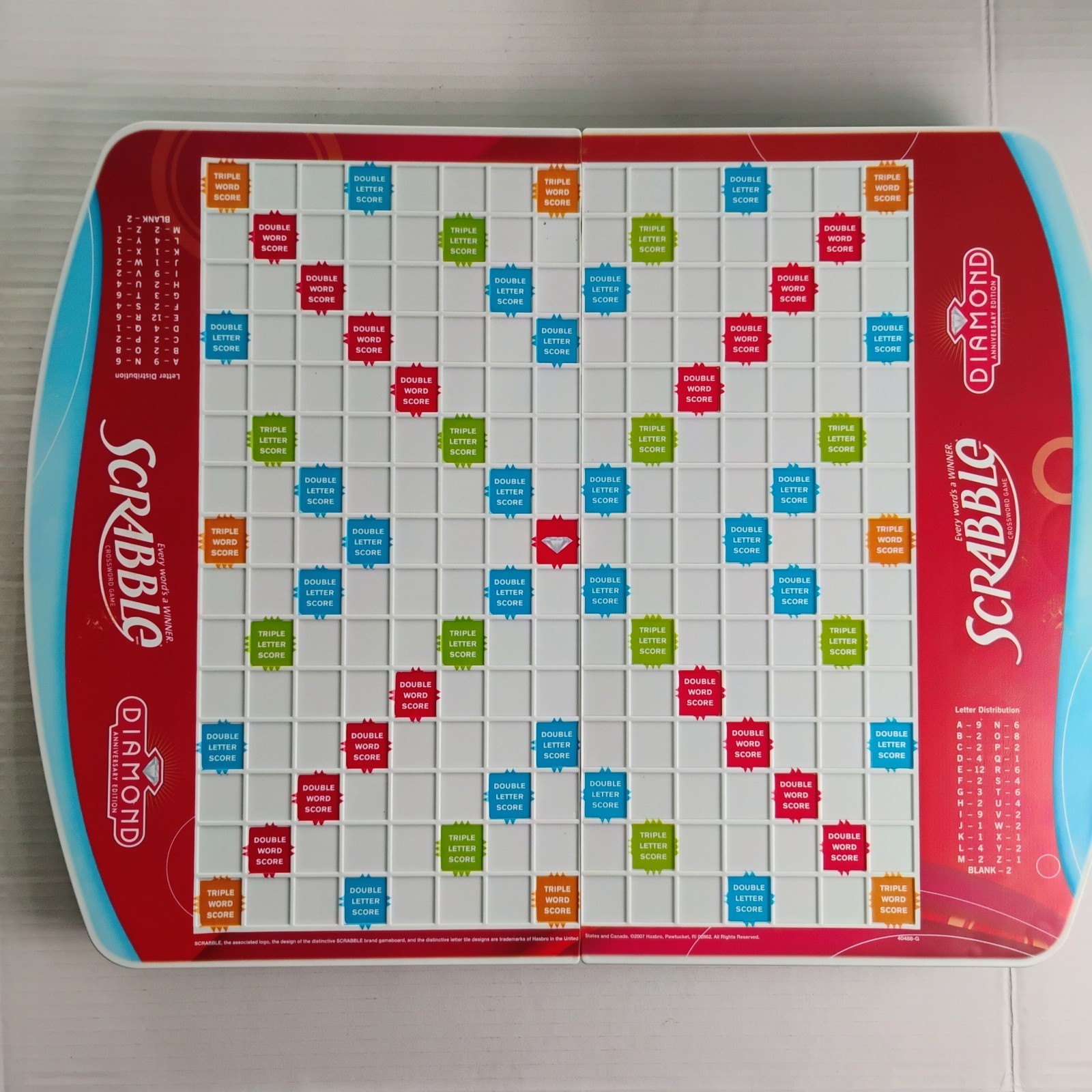 Scrabble Diamond Anniversary Edition Turntable Travel Case 100% Complete 2007