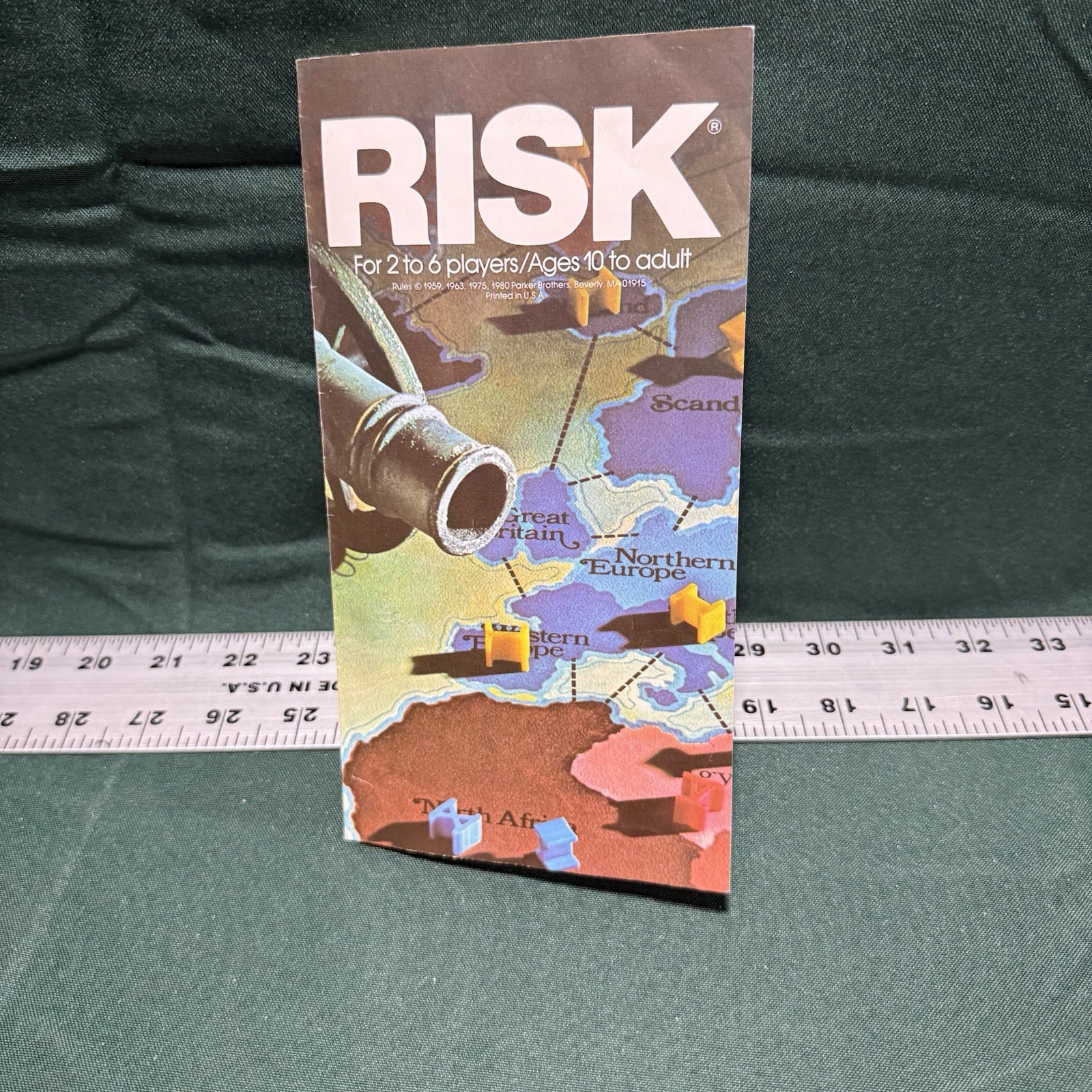Vintage Risk Strategy Board Game 1980 by Parker Brothers NEW Open Box Ships Free