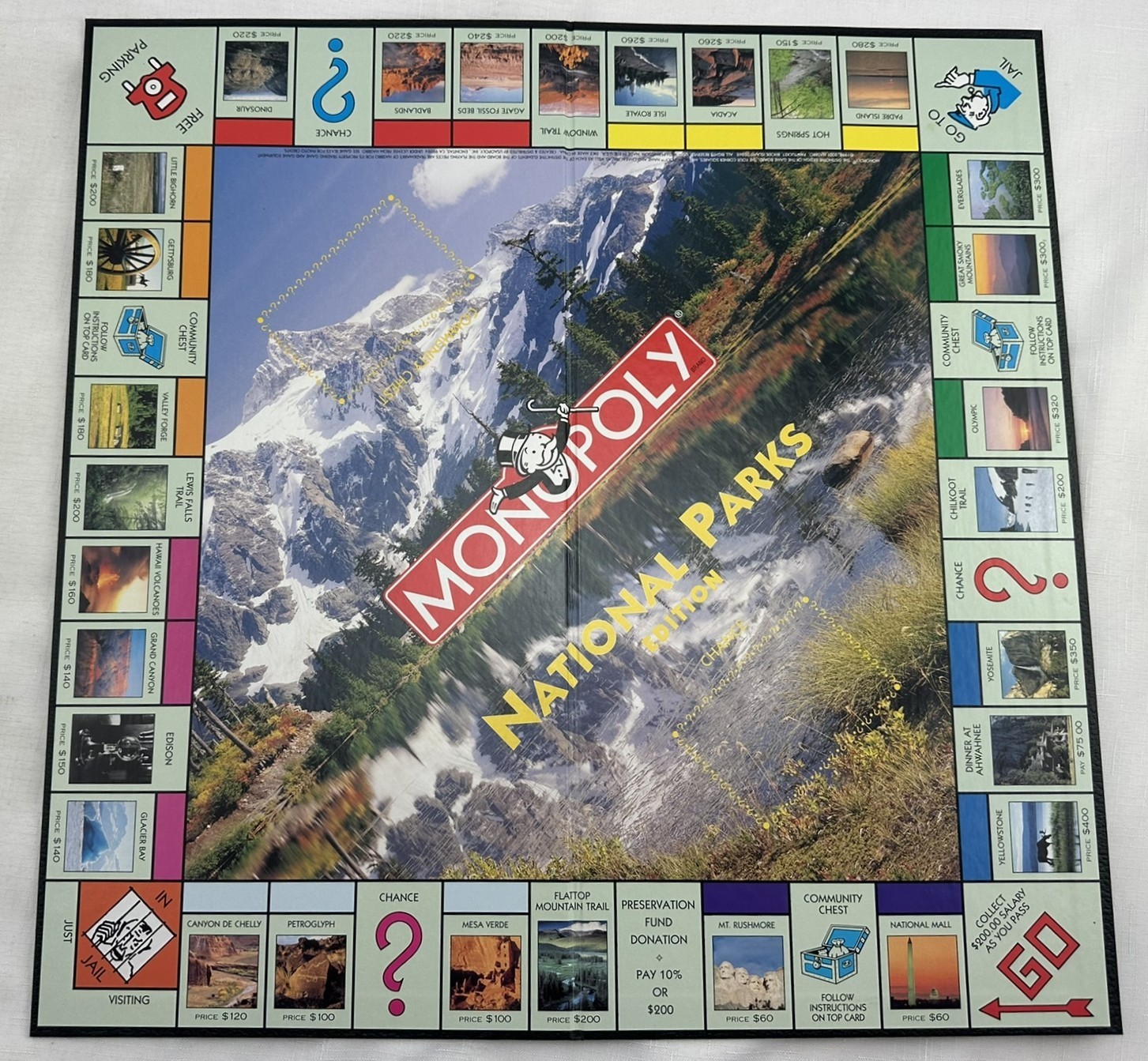 2001 National Parks Monopoly Game by USAopoly in Great Condition FREE SHIPPING