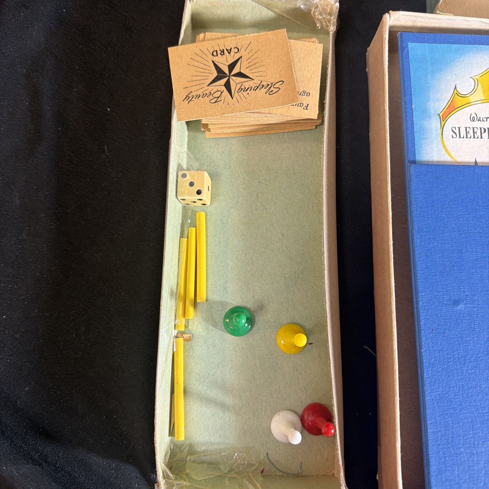 Walt Disney Sleeping Beauty Game 1958 Parker Brothers Almost Complete