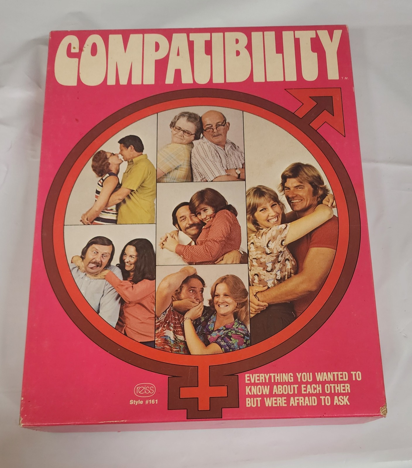 Compatibility Board Game Reiss Games Style #161 Made USA Vintage 1974 Complete