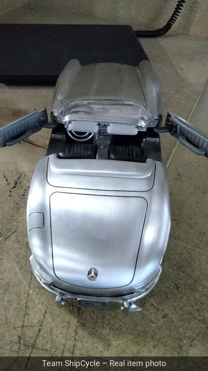 DEFECTIVE MercedesBenz 300SL Car Custom Built SOLID PEWTER METAL 112 See G3D