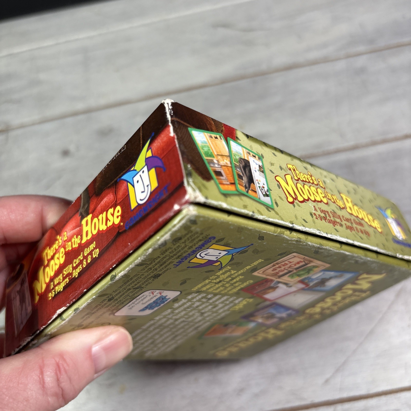 There’s a Moose in the House Card Game Gamewright Kids Learn Matching Creativity