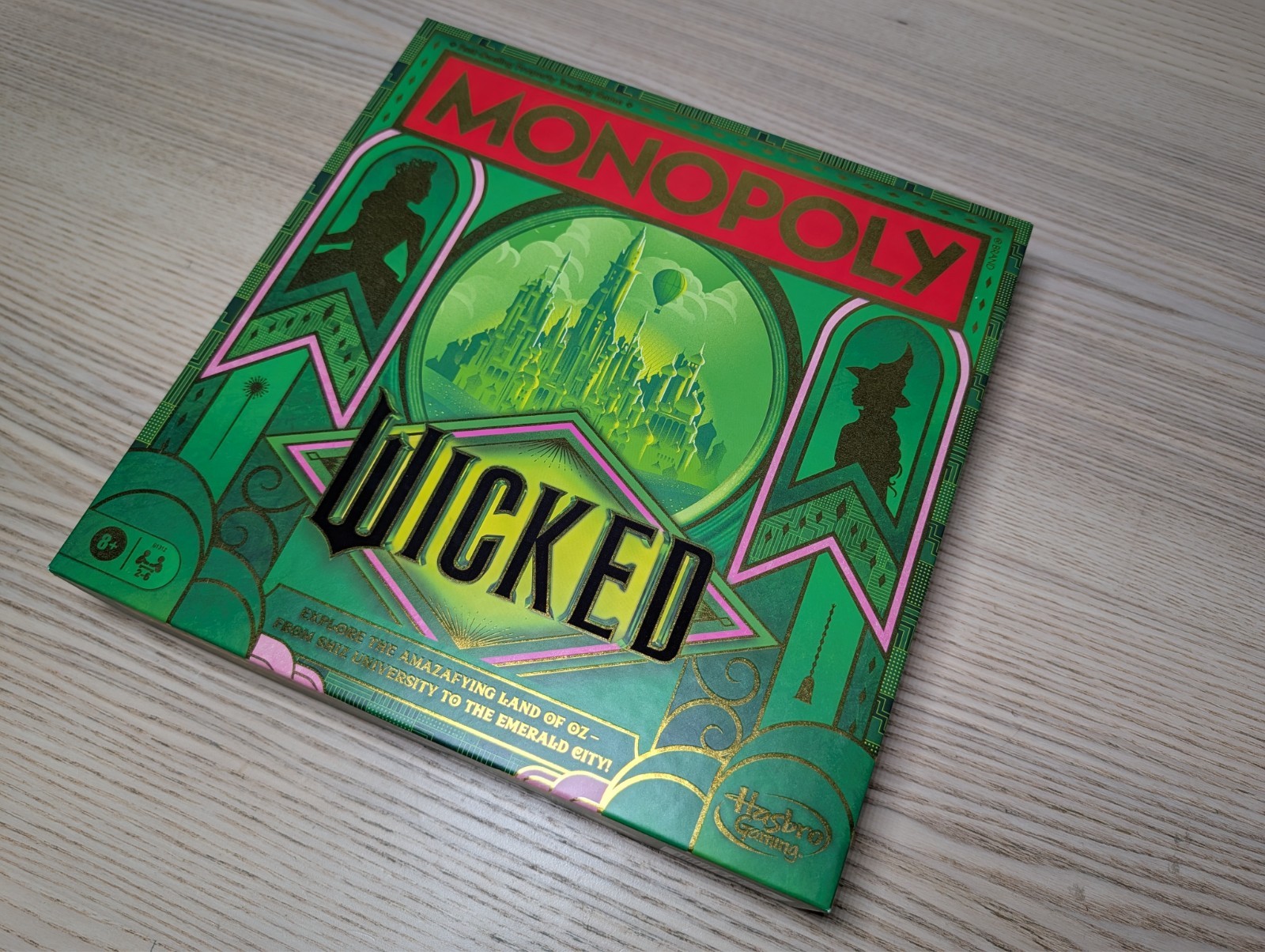Monopoly Wicked Edition Board Game Inspired by The Motion Picture – New