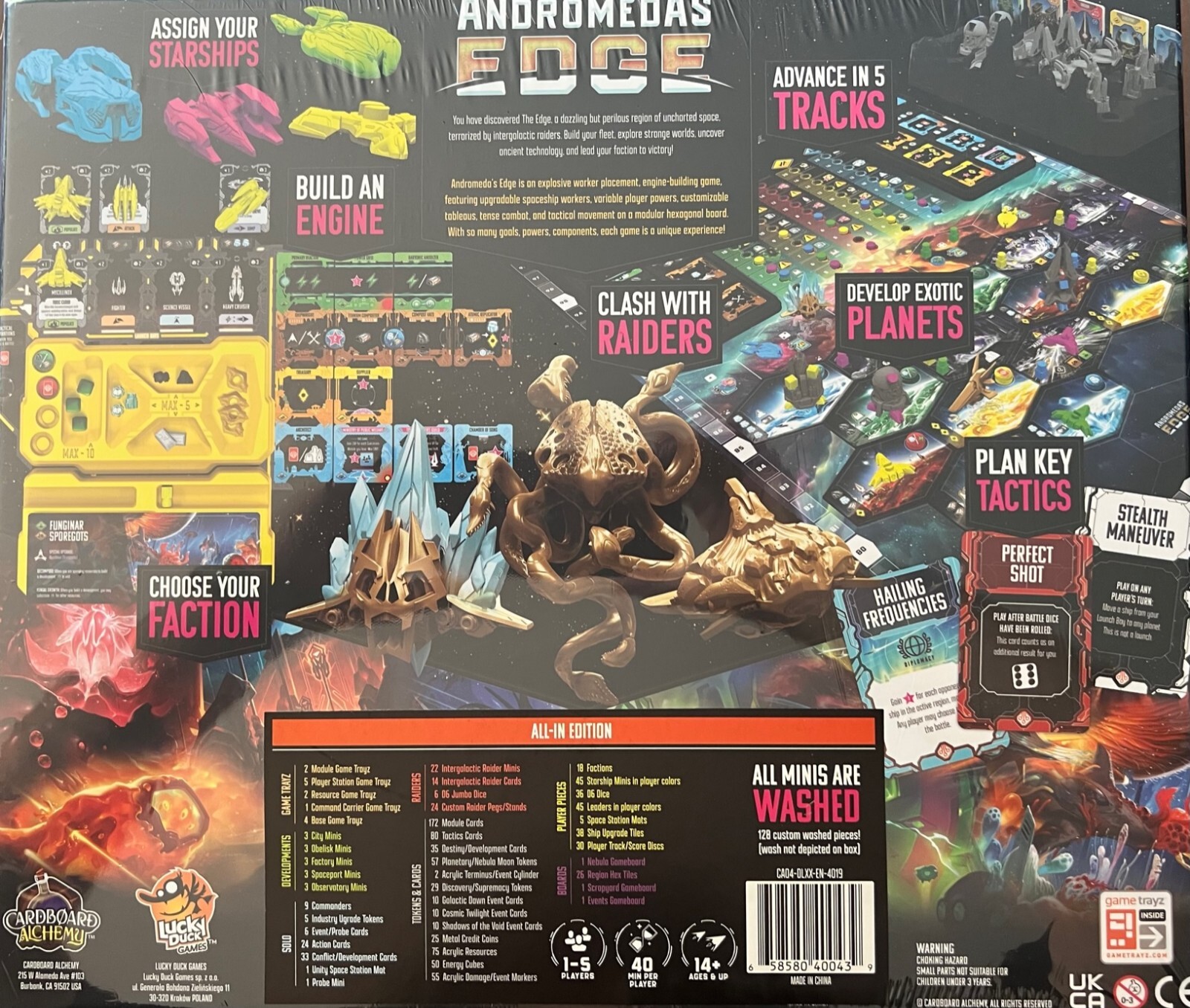 New Andromeda’s Edge Deluxe Edition All-In Gamefound Exclusive + Free Shipping!