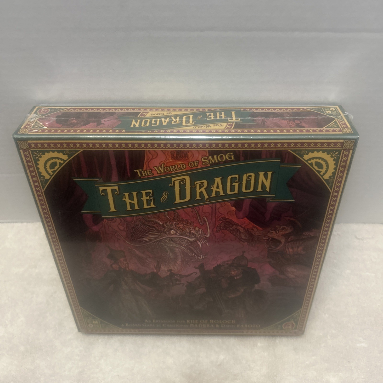 CMON World of Smog Rise of Moloch The Dragon Board Game Expansion SMG002 Sealed