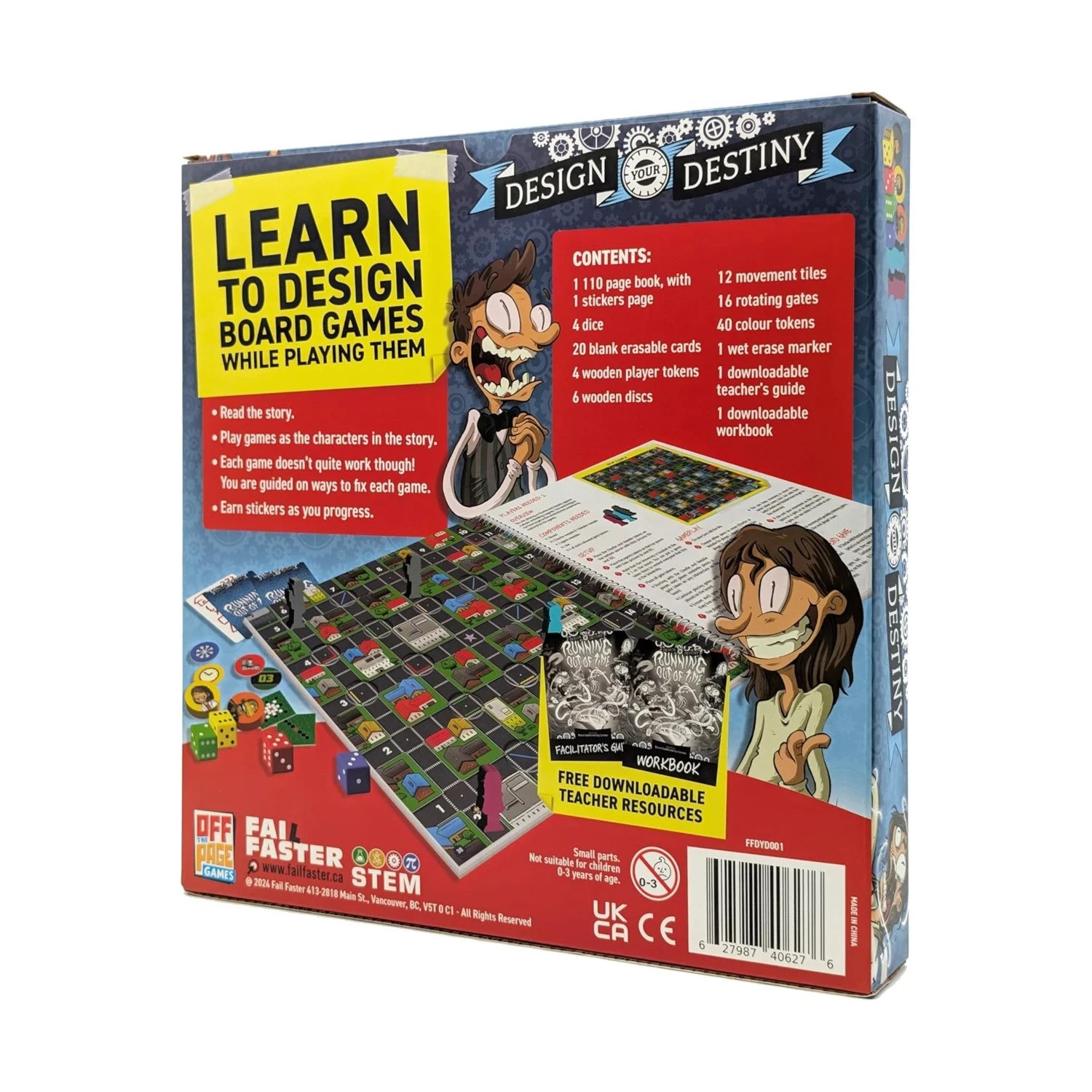 Design Your Destiny Running Out of Time by Off the Page Games NEW in Shrink