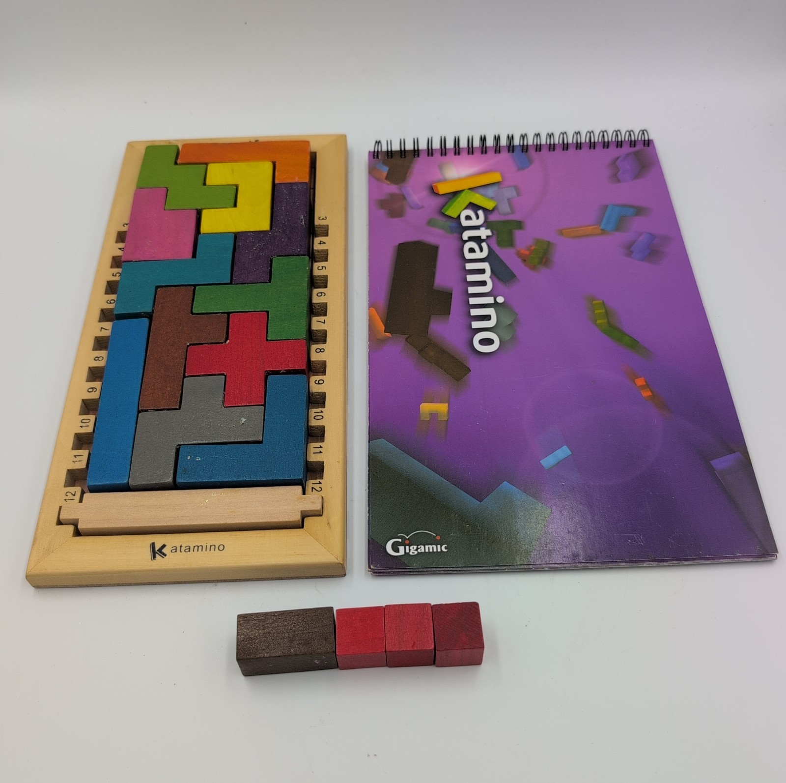 Katamino Wooden Strategy Logic Game Gigamic Tetris – Minus 4 Unimportant Pieces