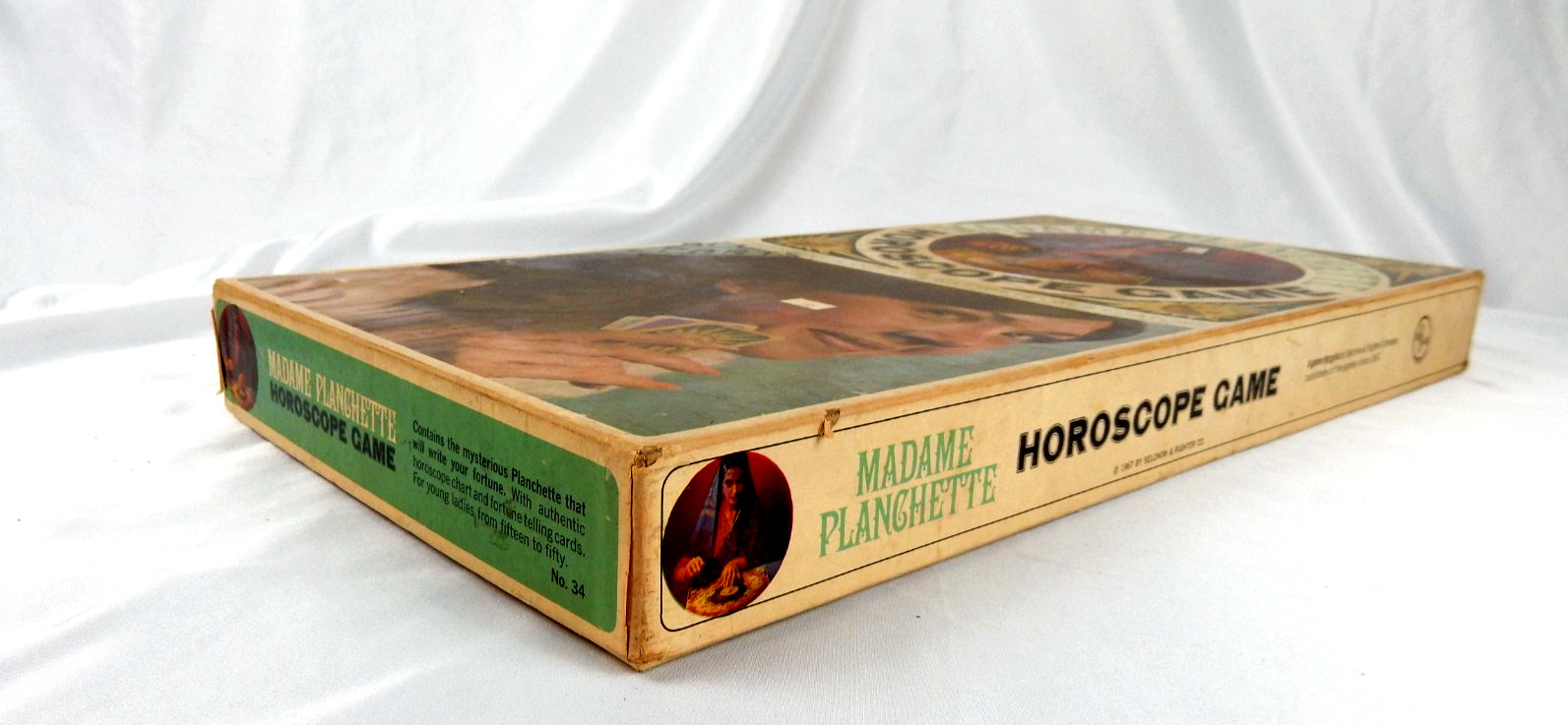 1967 Madame Planchette Horoscope Board Game Selchow Righter Complete CIB w Box