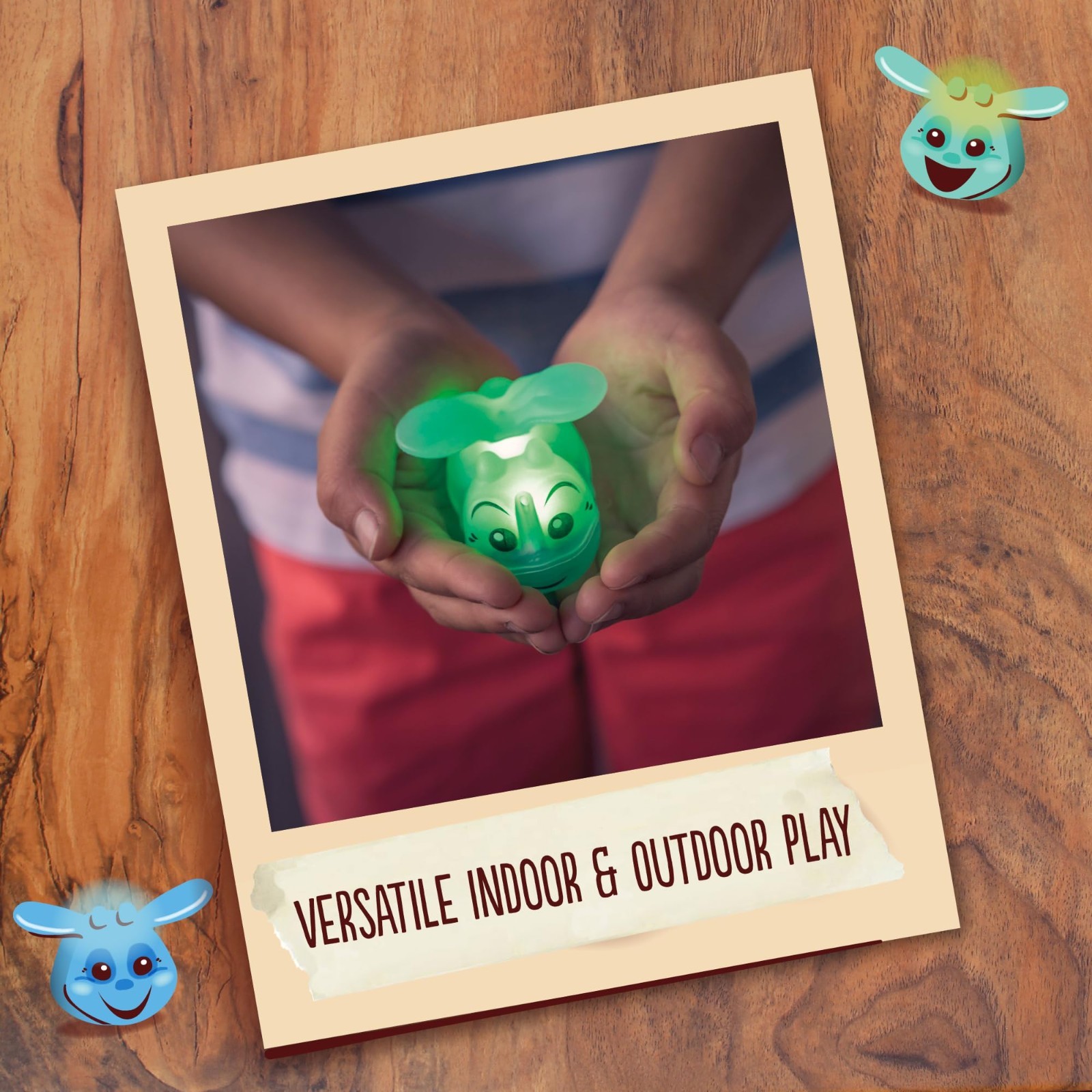 Interactive Chasing Fireflies Game for Kids – Indoor/Outdoor Fun, Ages 3+, Blue