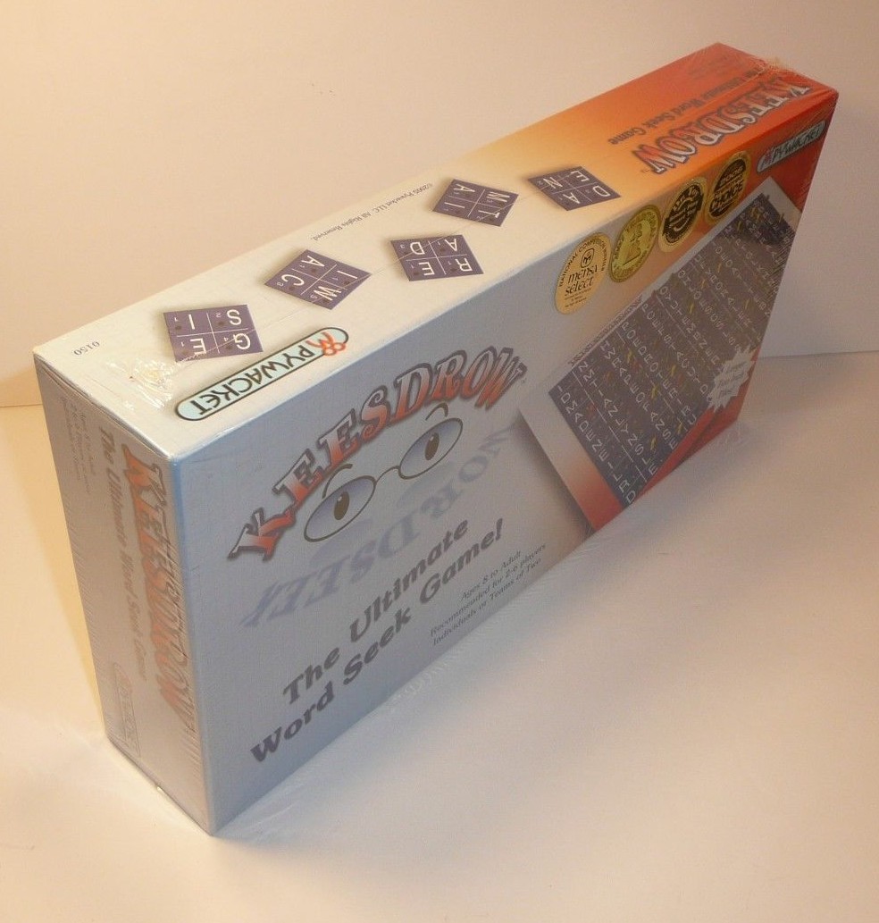Keesdrow The Ultimate Word Seek Game Board Game Mensa Smart Play Toy Pywacket