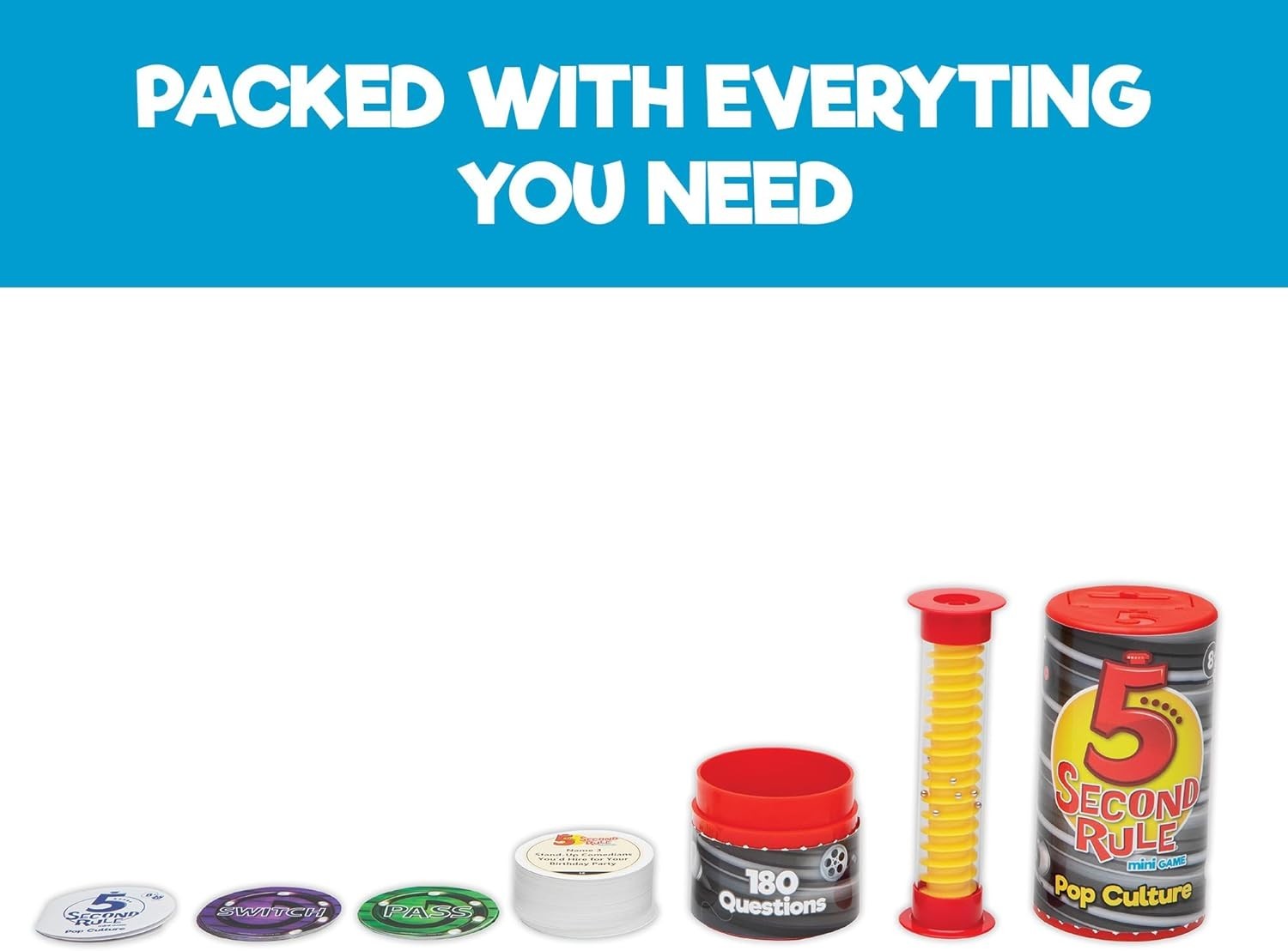 Fast-Paced Mini Tube Trivia Game for All Ages – Perfect for Parties & Sleepovers