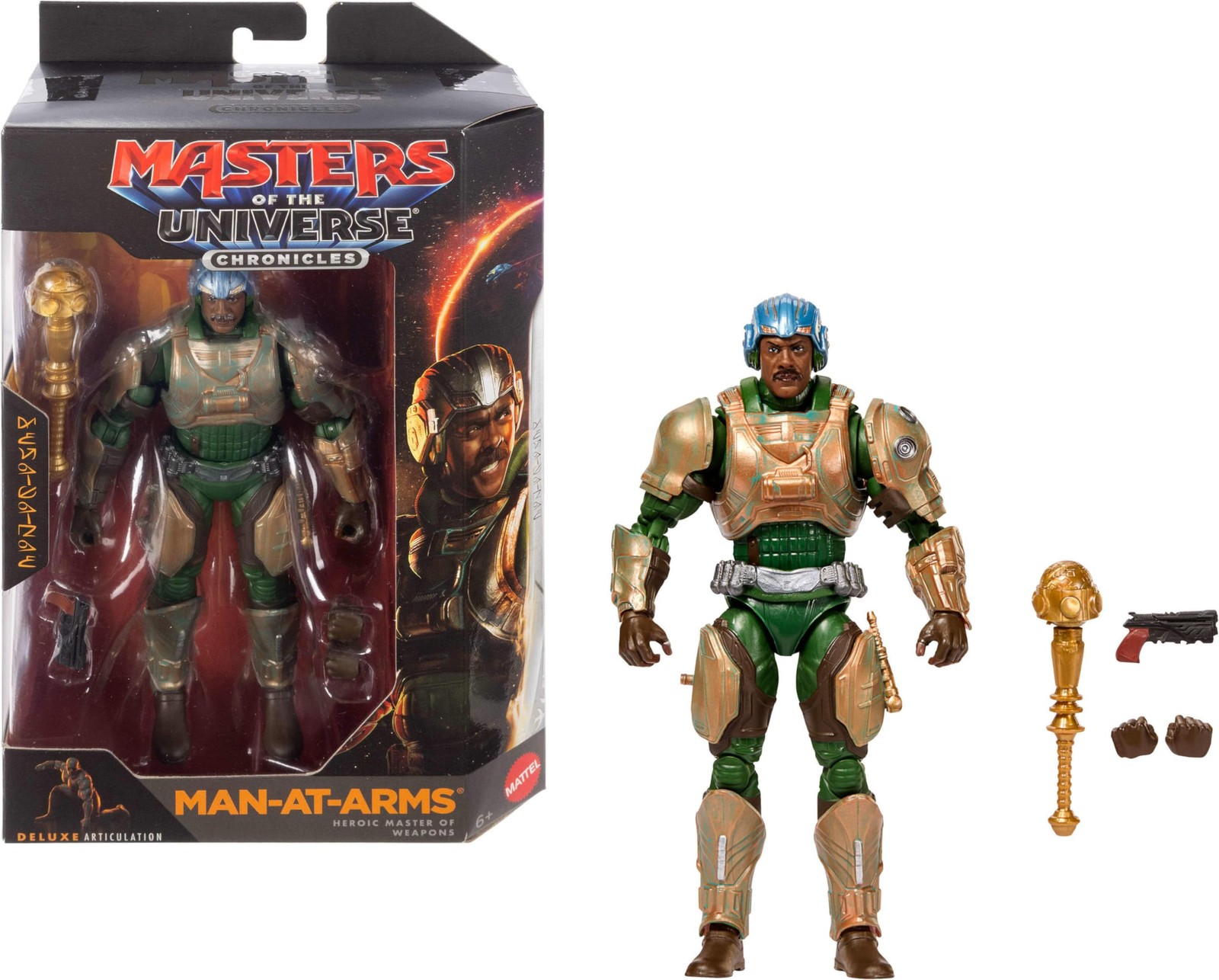 Action Figure Masters Universe Man-At Arms 6.5 Inch 30 Points Articulation Scale