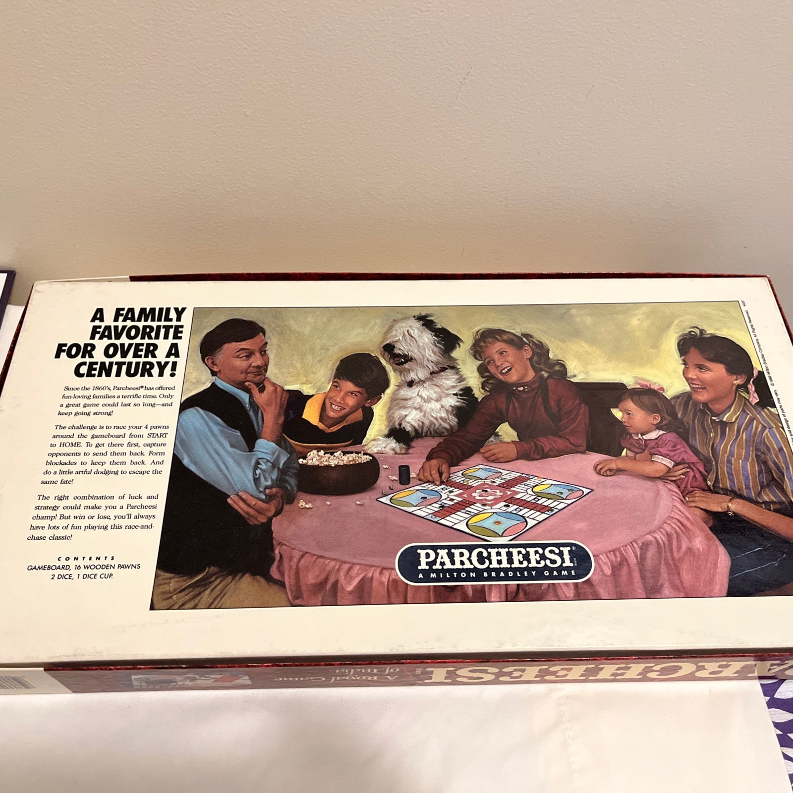 Vintage 1989 Milton Bradley Parcheesi – Royal Board Game of India. 100% Complete