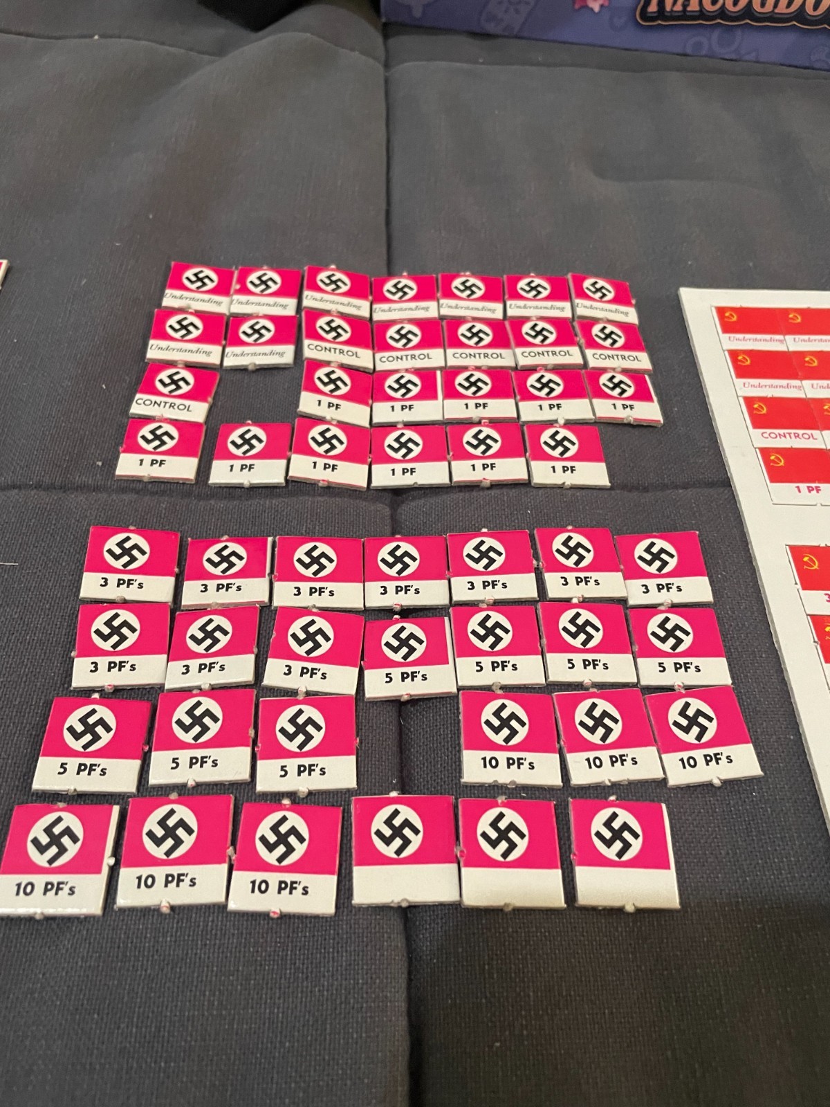 Origins of World War II Avalon Hill 1971 Bookcase Game Vintage Near Complete