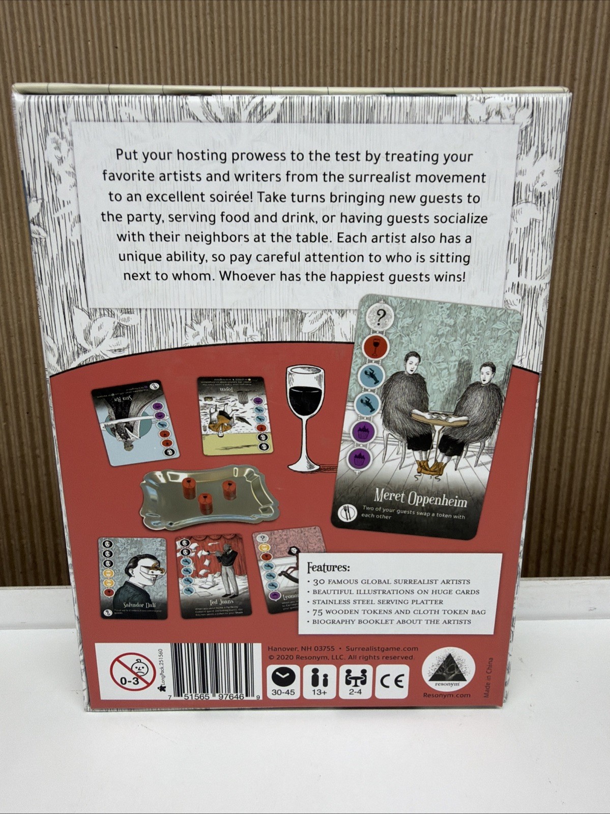 Surrealist Dinner Party – Strategy Art Family Board Game