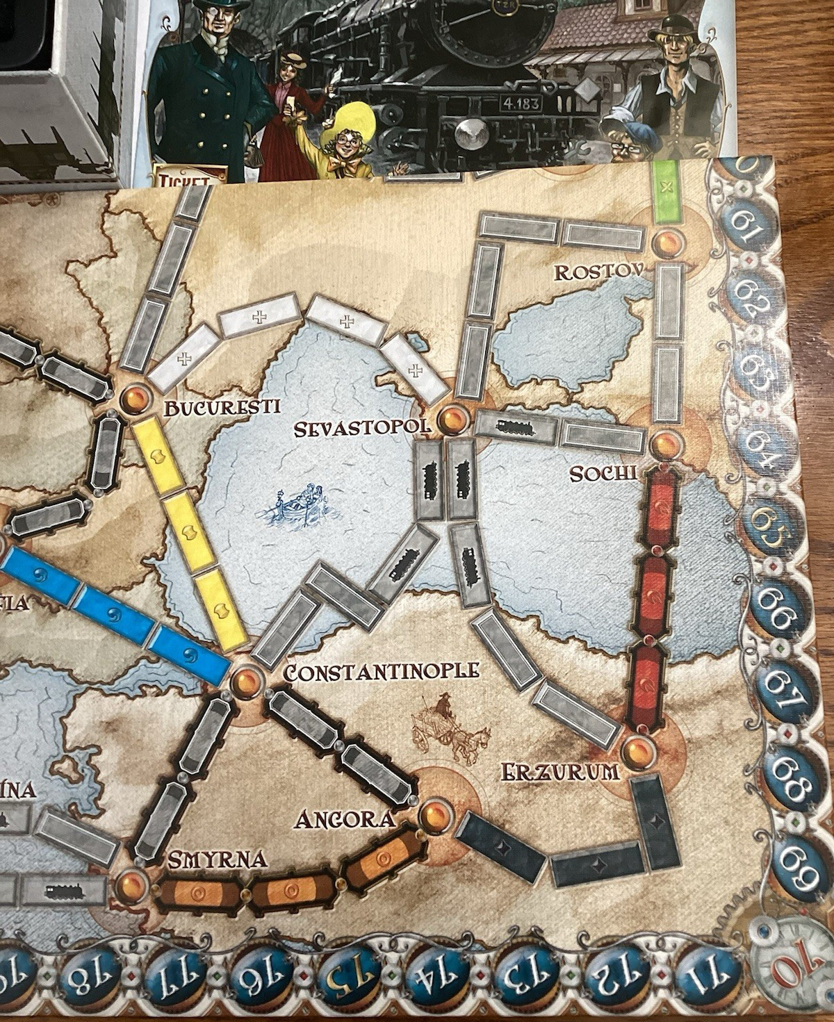 Ticket to Ride EUROPE Board Game Days of Wonder Alan R. Moon all pieces included