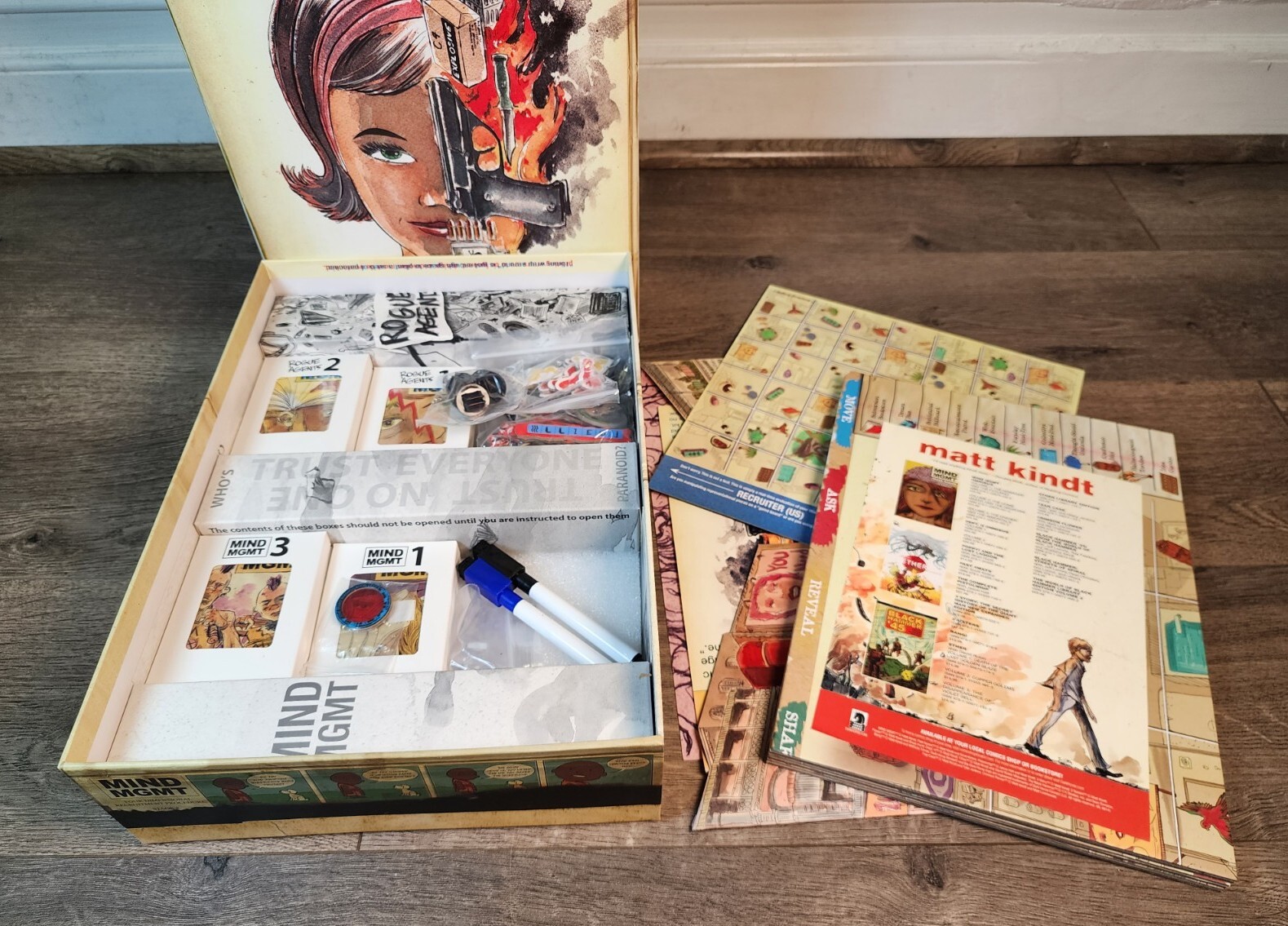 MIND MGMT The Psychic Espionage Board Game, Off The Page Games