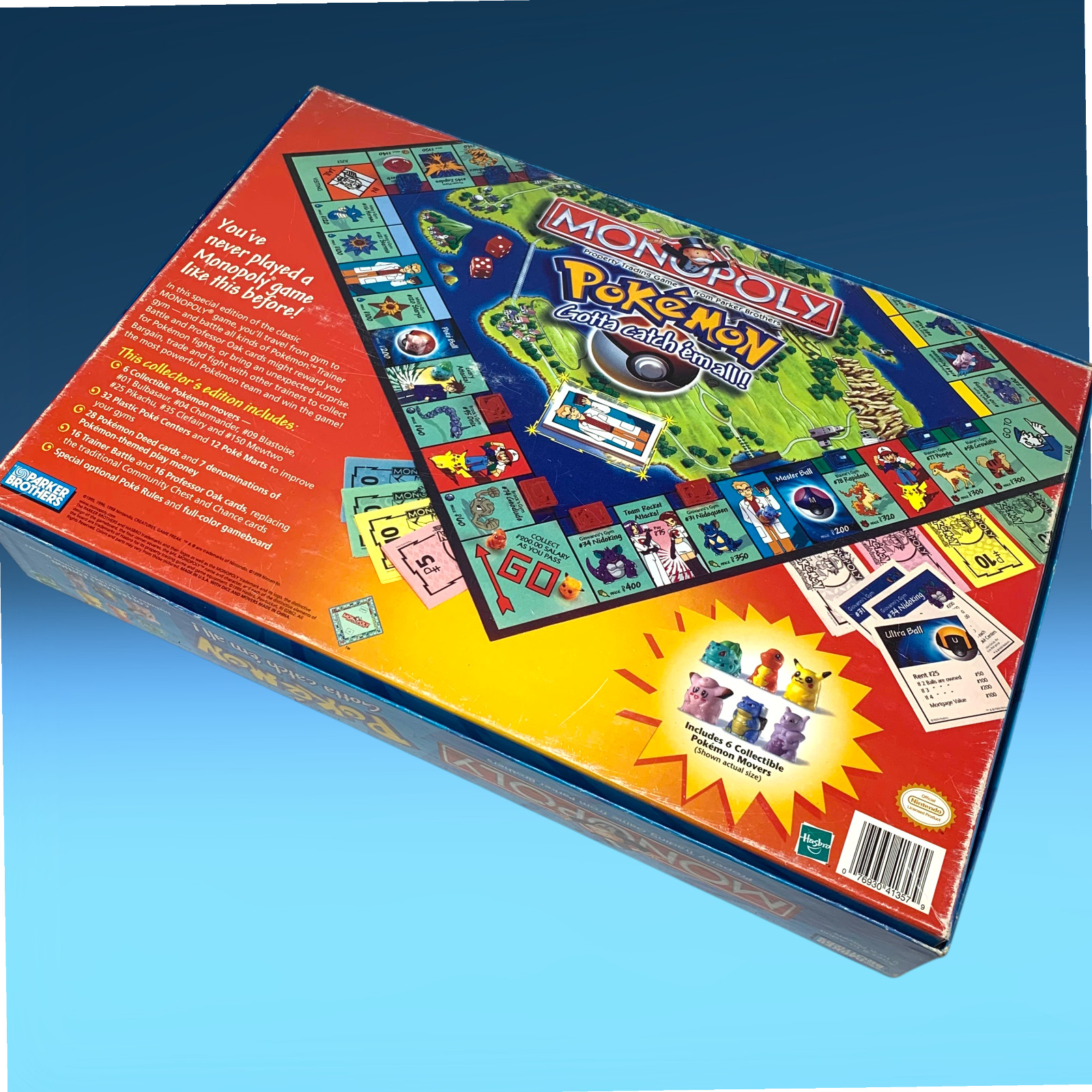 Vintage 1999 Pokemon Monopoly Collector’s Edition COMPLETE Nintendo Board Game