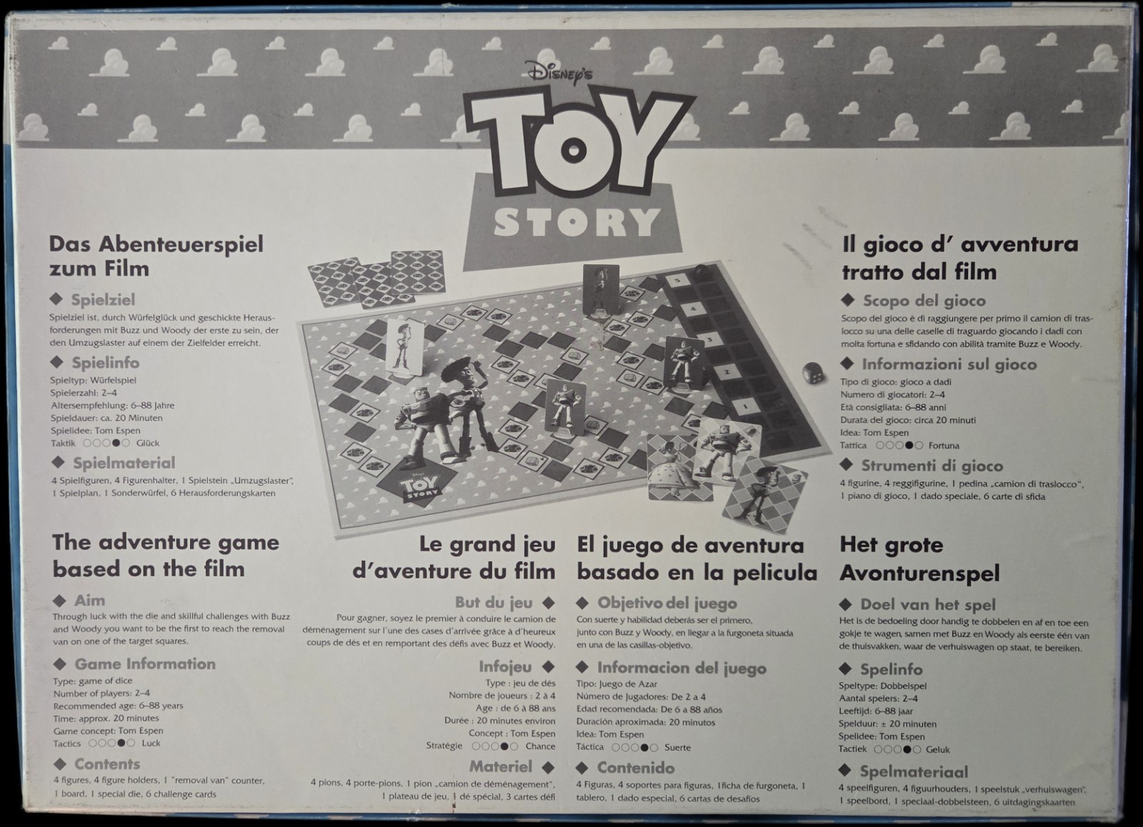 Based on Disney’s Film: TOY STORY THE ADVENTURE GAME Rare, Vintage, German Made