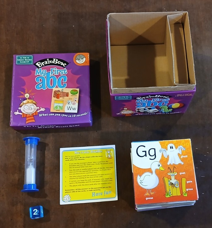 Brainbox My First ABC- Ten Minute Memory Recall Game 100% Complete VGUC