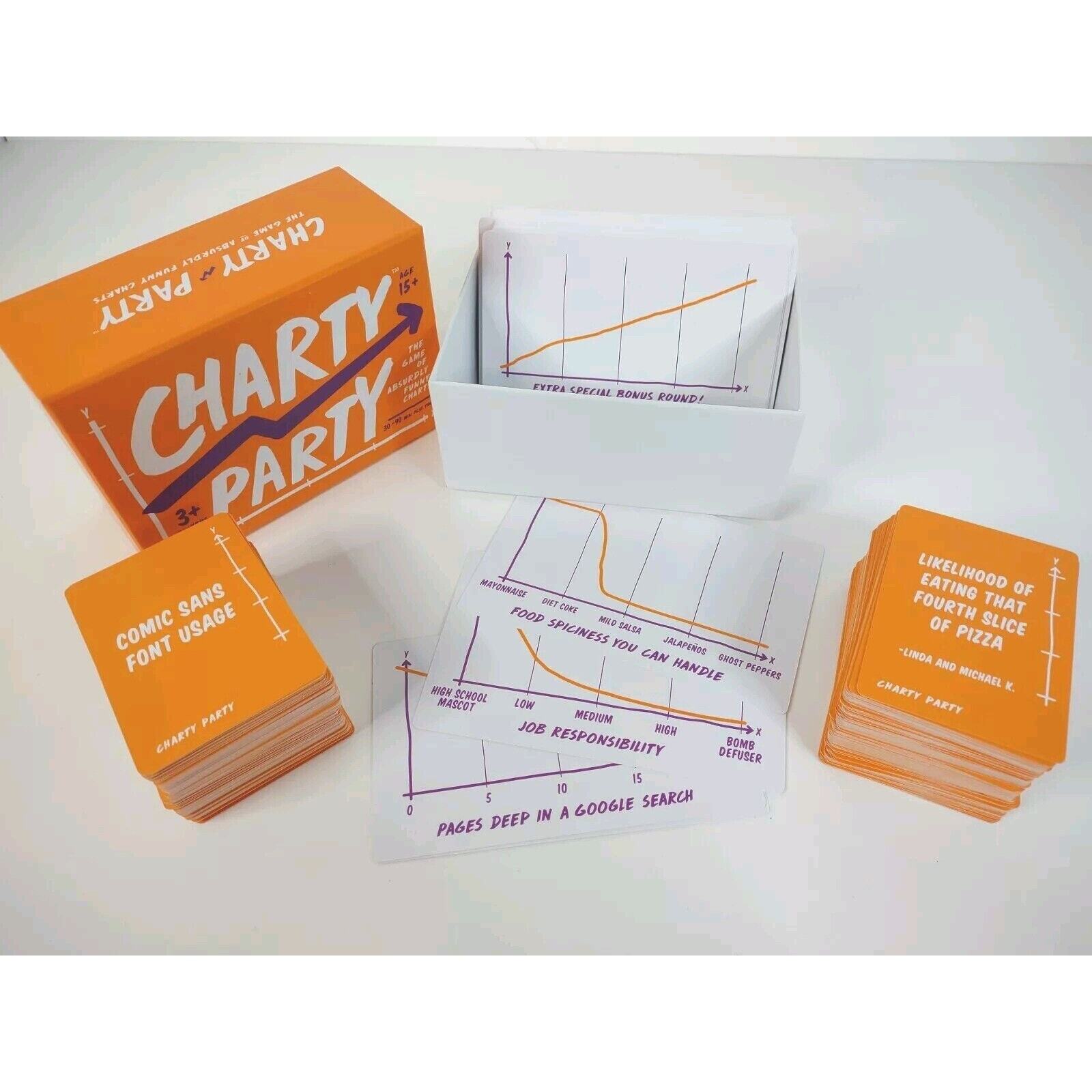 Charty Party – The Game of Absurdly Funny Charts 2023 Party Card Game Adults **