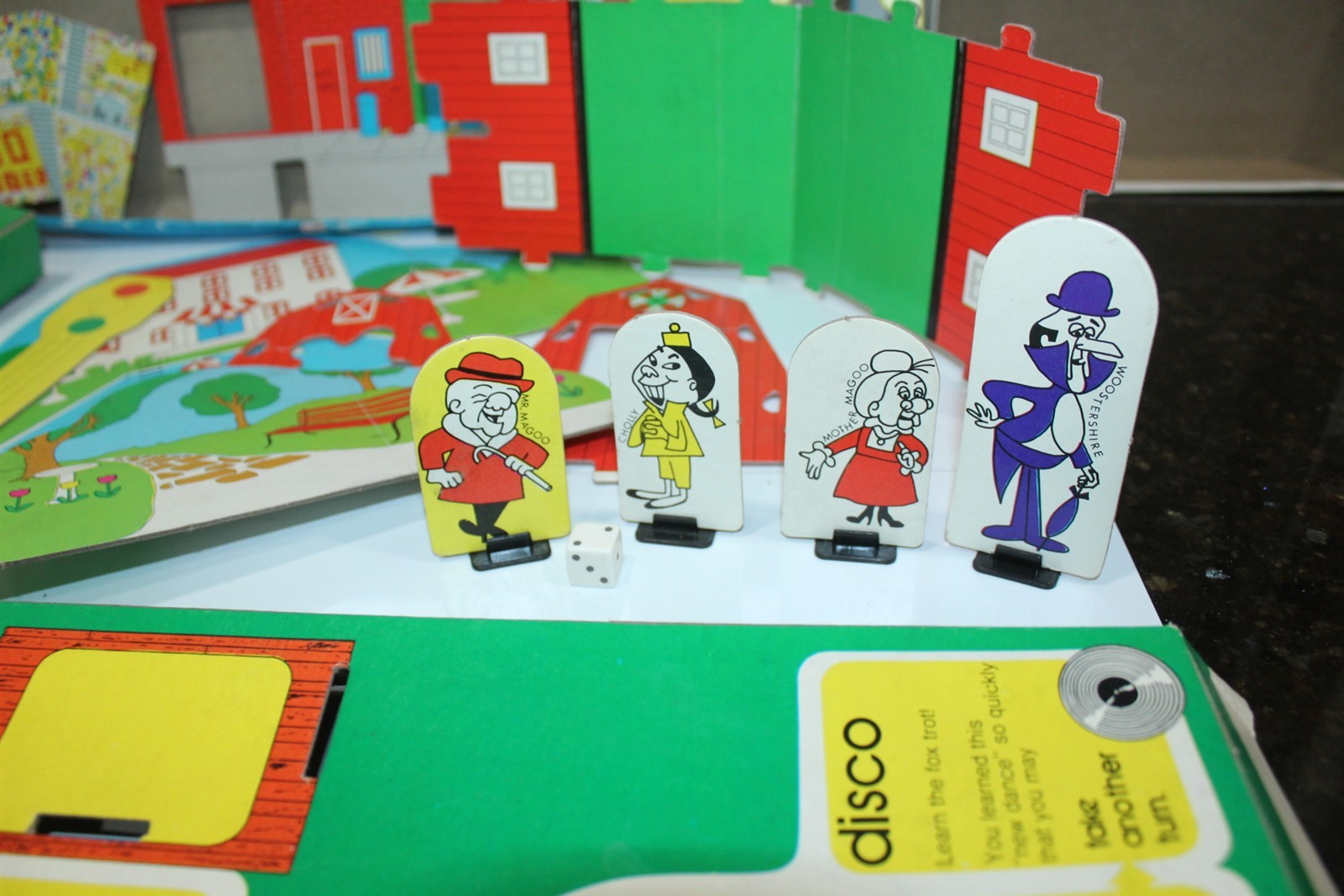 Vintage Mr. Magoo Board Game by Warren In Original Box TV Cartoon Character