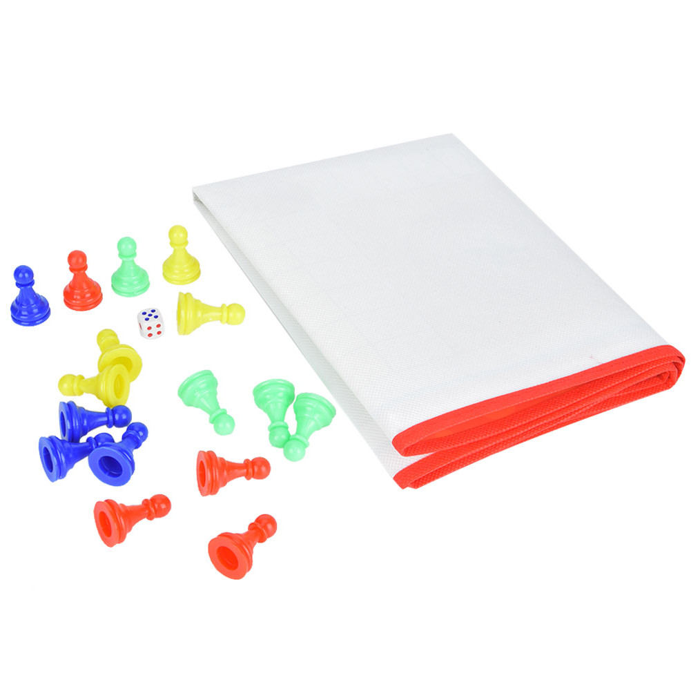Kids Ludo Board Set Eco-friendly Non-woven Children Game For Family NEGF