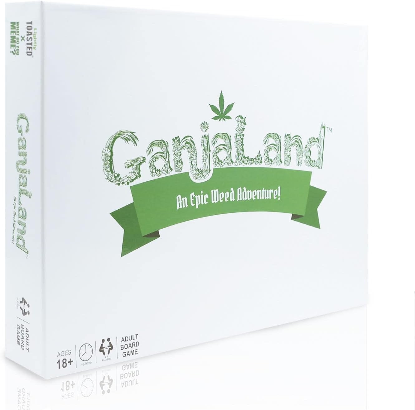 GanjaLand An Epic Weed Adventure Adult Board Game – New/ Sealed, Ships free!