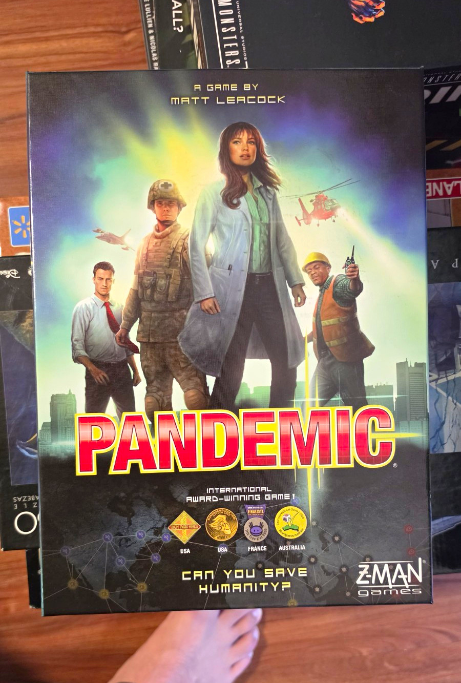 Z-Man Games Pandemic Strategy Board Game Award Winner 2 Players 8+ 2008 ZM7101