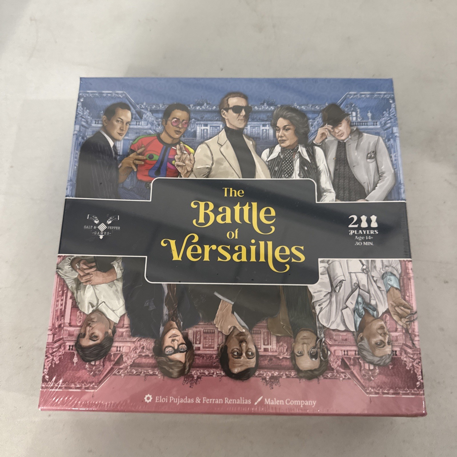 The Battle Of Versailles Boardgame Salt & Pepper Games Sealed New