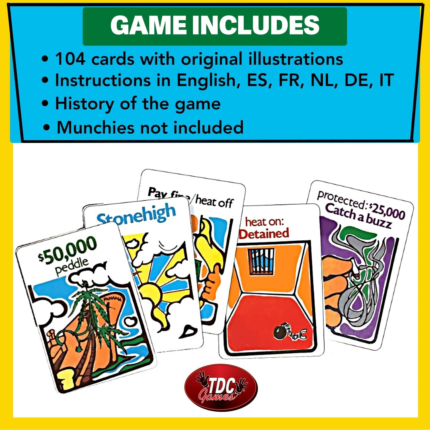 TDC Games Grass Card Game, Novelty Card Game for Adults, Fast Paced Card Game…